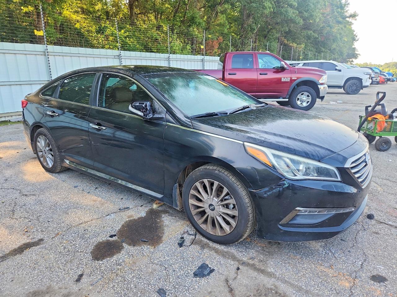 2015 Hyundai Sonata Limited Black vin: 5NPE34AF1FH233162