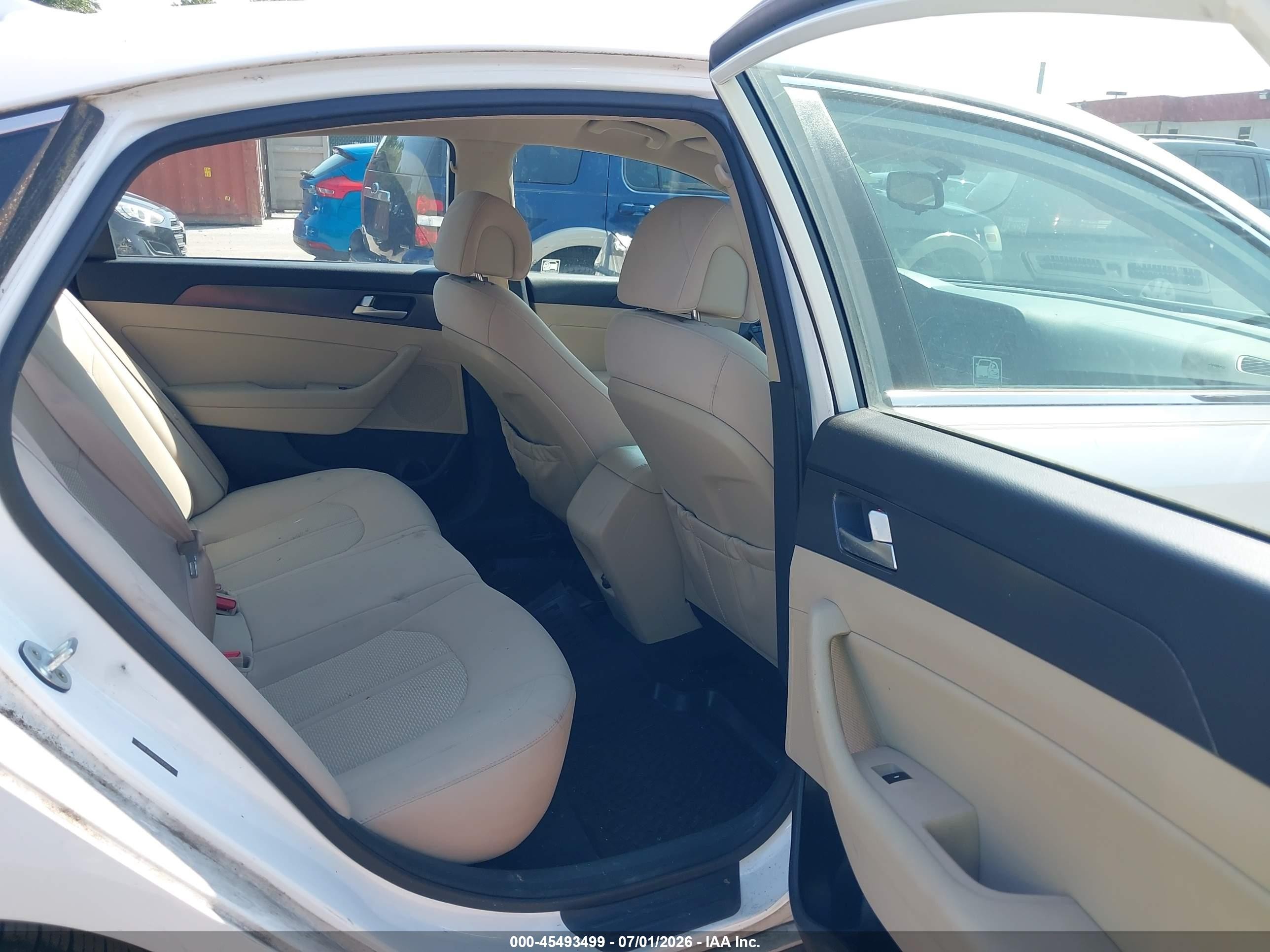 2015 Hyundai Sonata Sport White vin: 5NPE34AF1FH247515