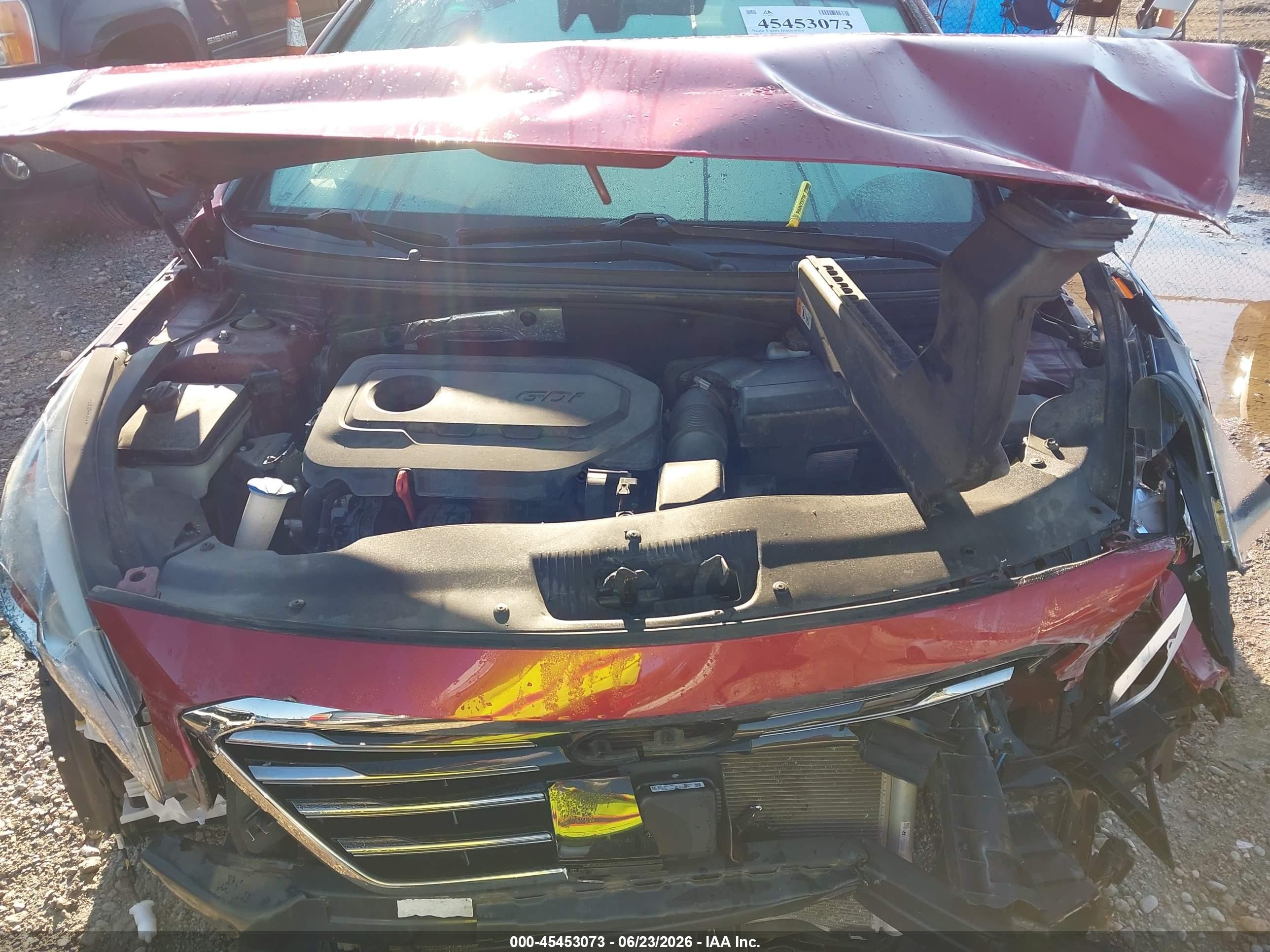 2015 Hyundai Sonata Limited Red vin: 5NPE34AF1FH252830
