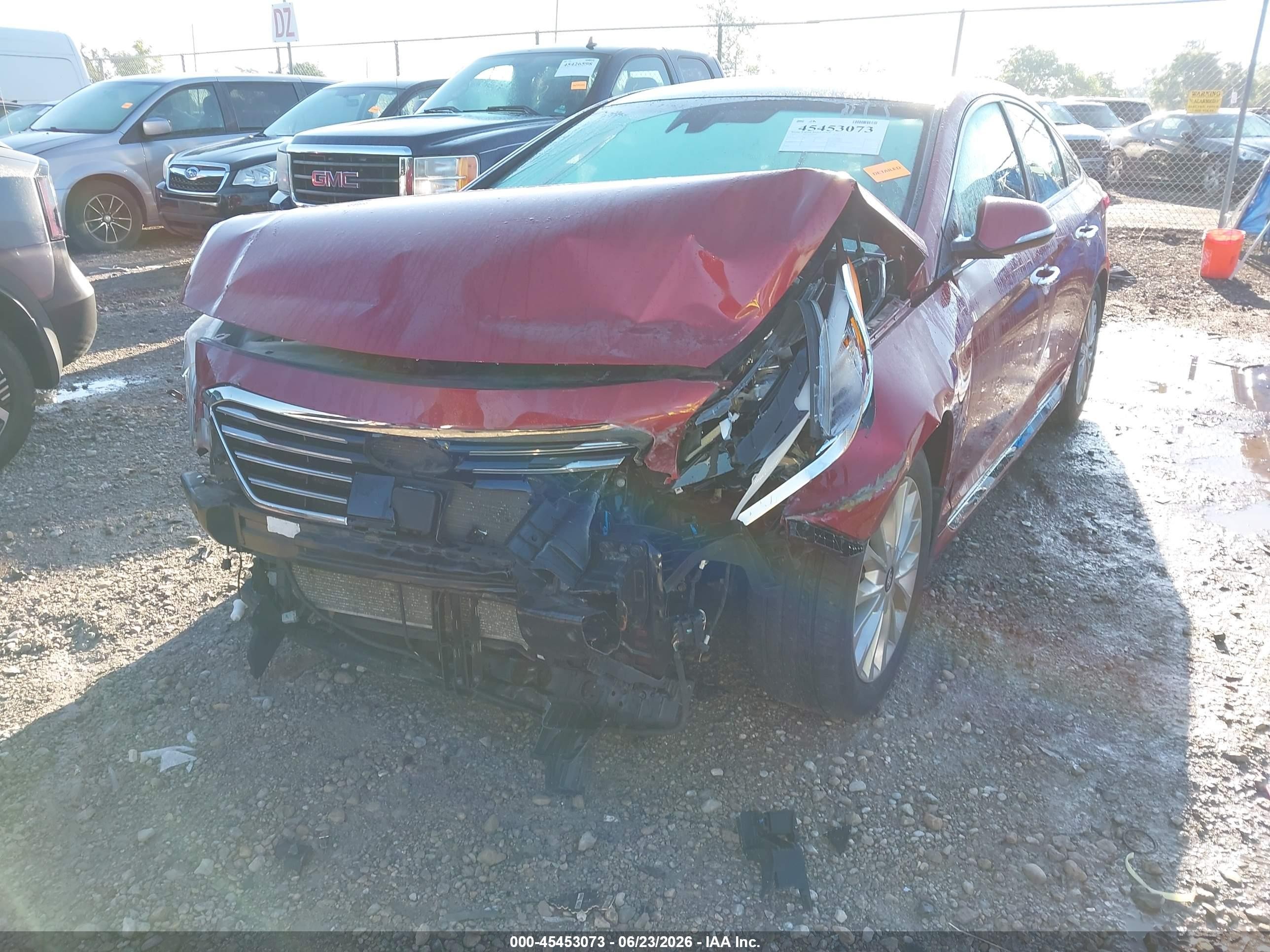 2015 Hyundai Sonata Limited Red vin: 5NPE34AF1FH252830