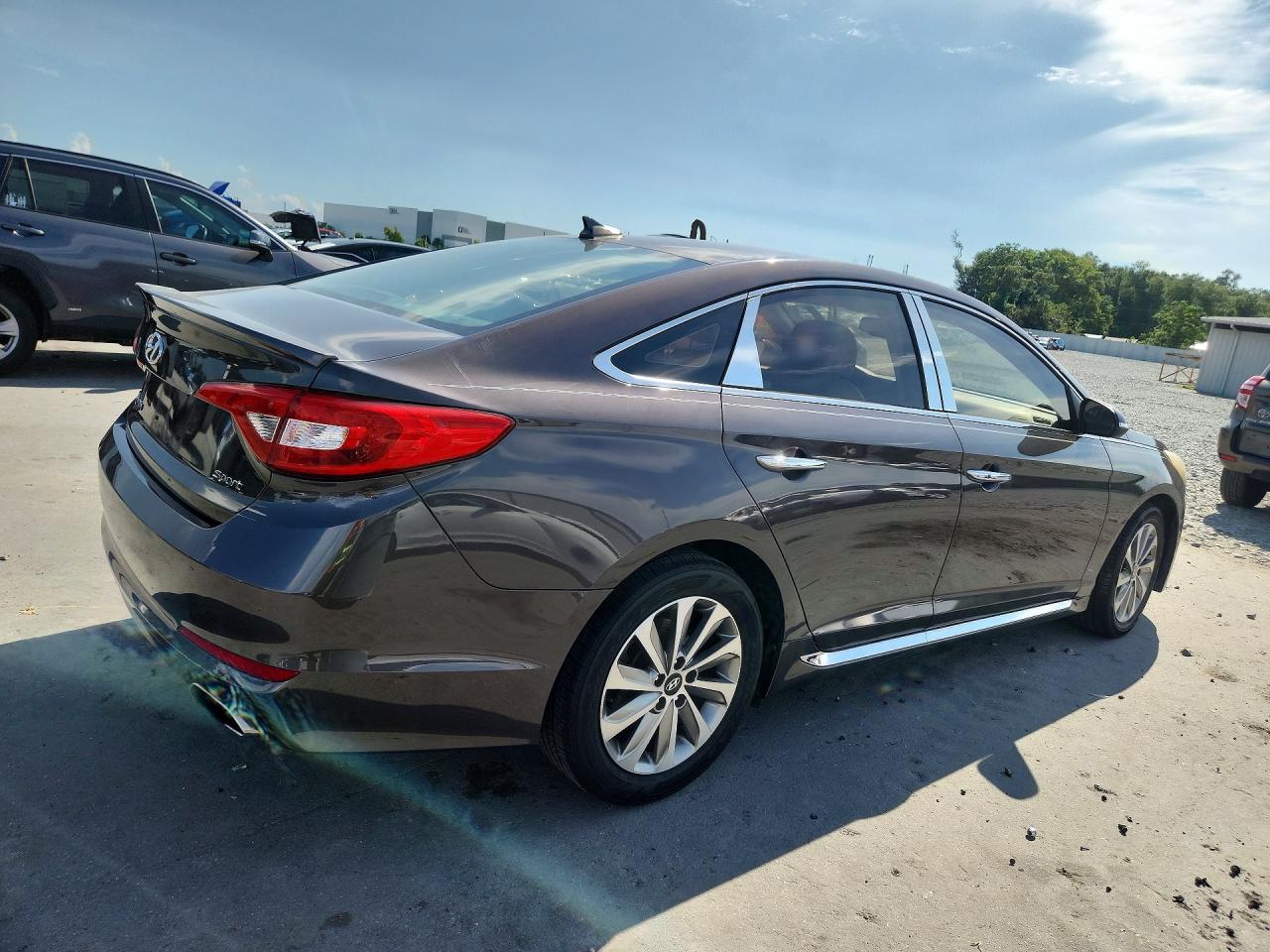 2015 Hyundai Sonata Sport Brown vin: 5NPE34AF1FH256537