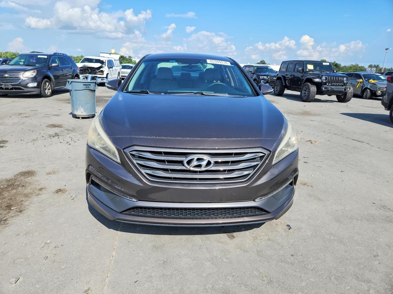 2015 Hyundai Sonata Sport Brown vin: 5NPE34AF1FH256537
