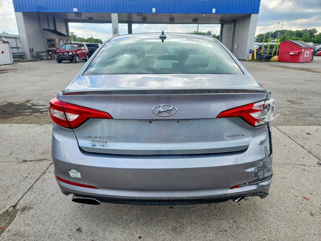 2016 Hyundai Sonata Sport Silver vin: 5NPE34AF1GH297705