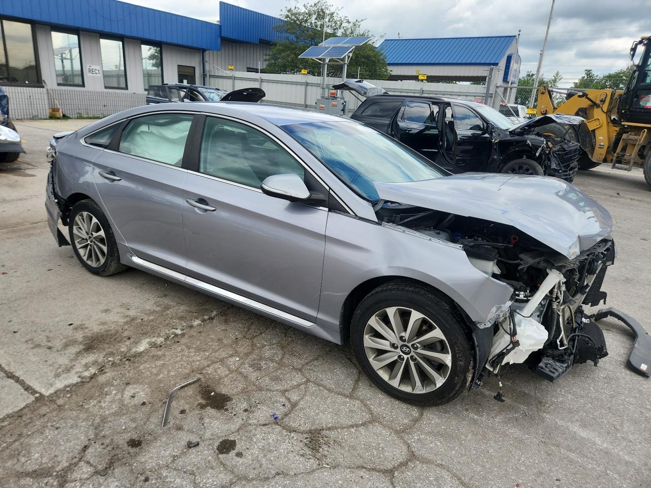 2016 Hyundai Sonata Sport Silver vin: 5NPE34AF1GH297705