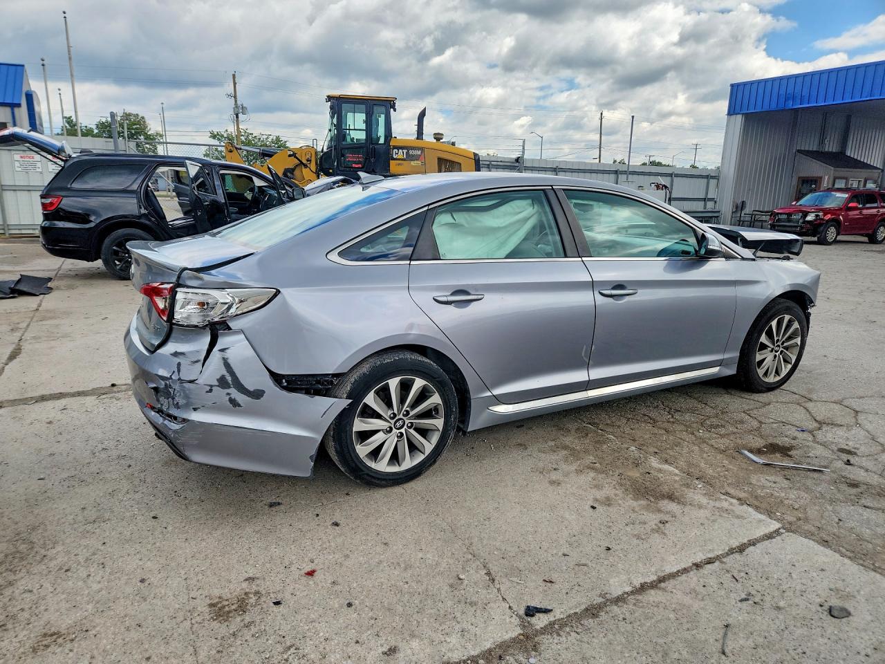 2016 Hyundai Sonata Sport Silver vin: 5NPE34AF1GH297705