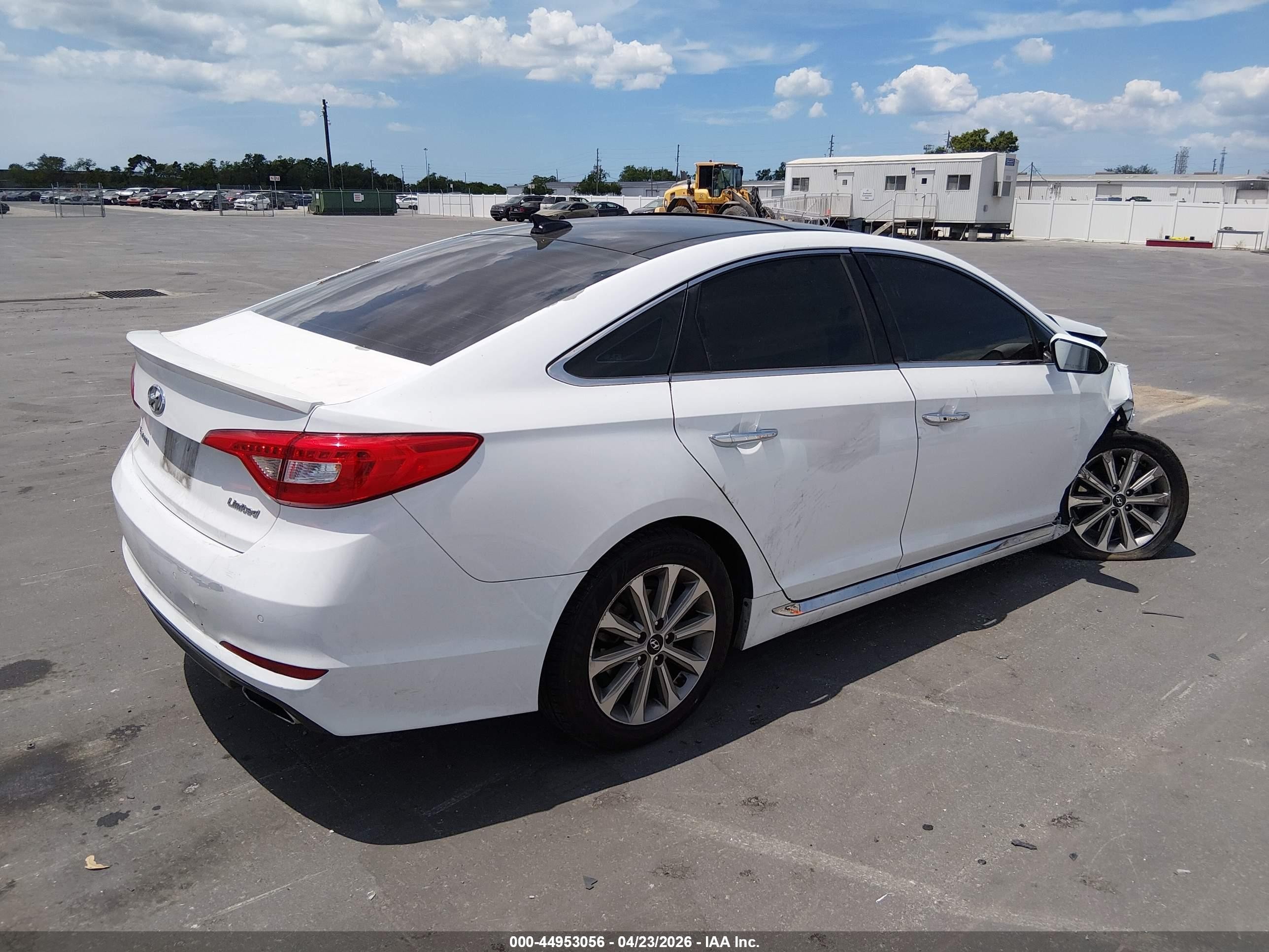 2016 Hyundai Sonata Limited White vin: 5NPE34AF1GH337264