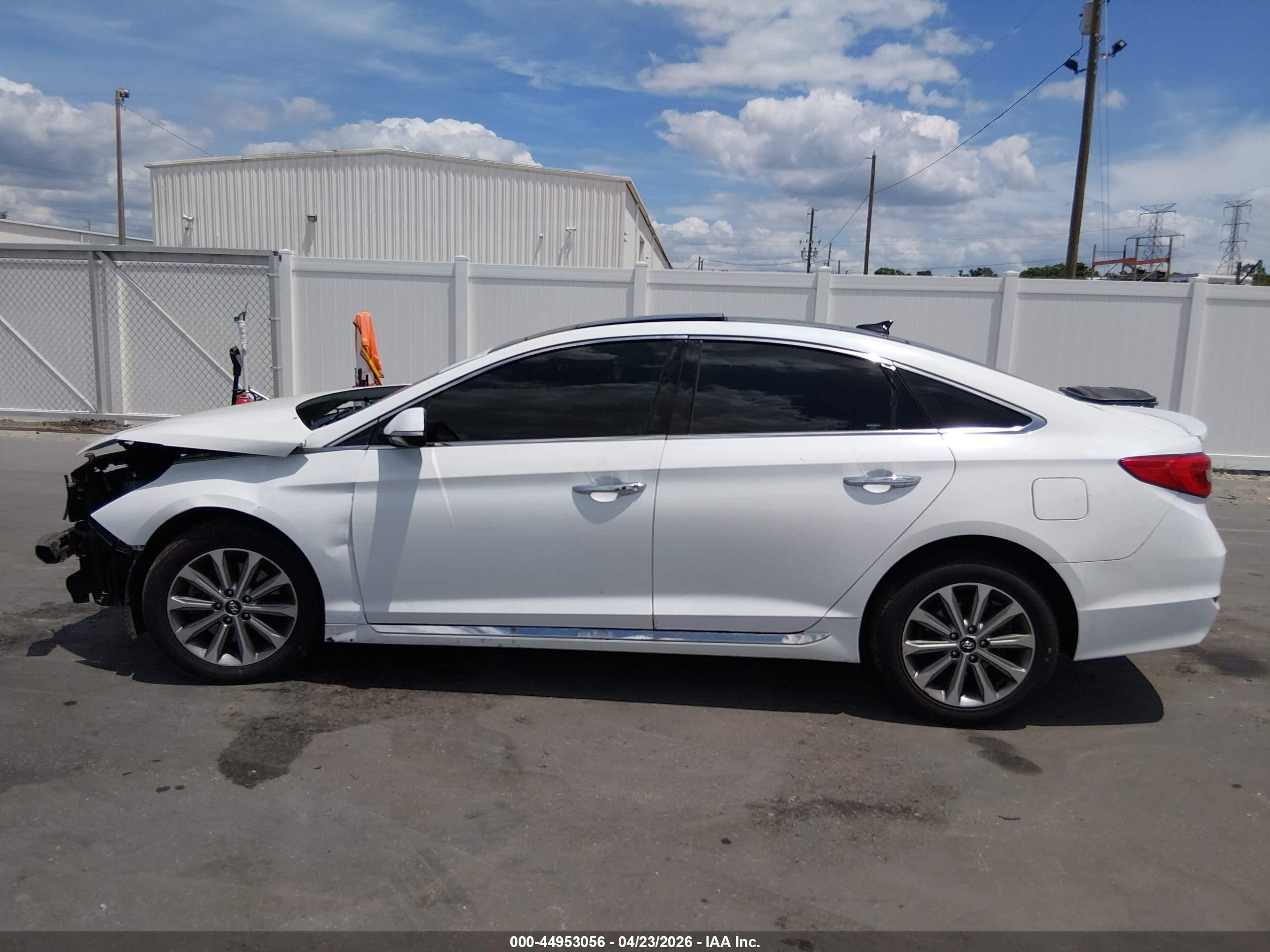 2016 Hyundai Sonata Limited White vin: 5NPE34AF1GH337264