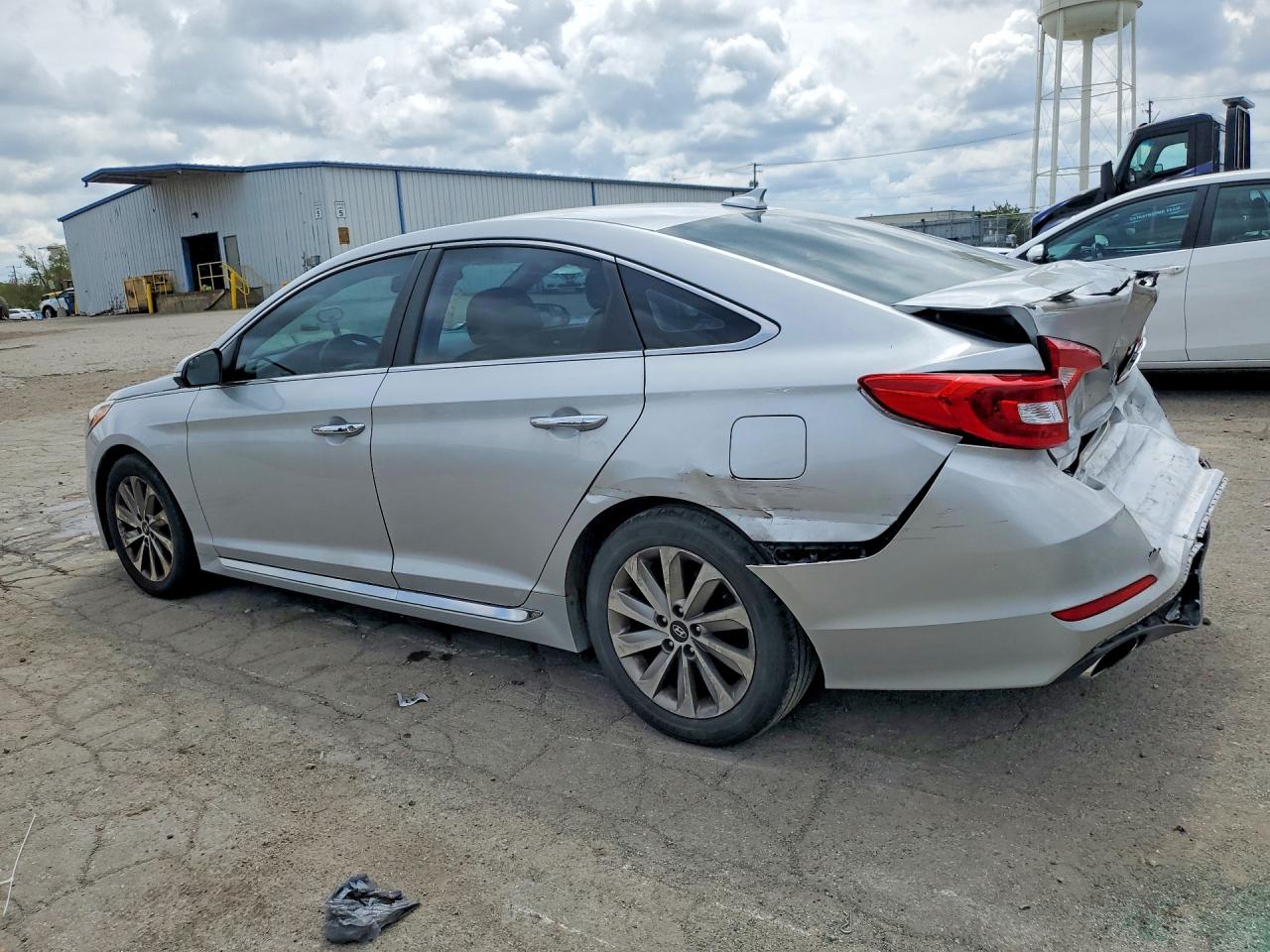 2016 Hyundai Sonata Sport Silver vin: 5NPE34AF1GH401898