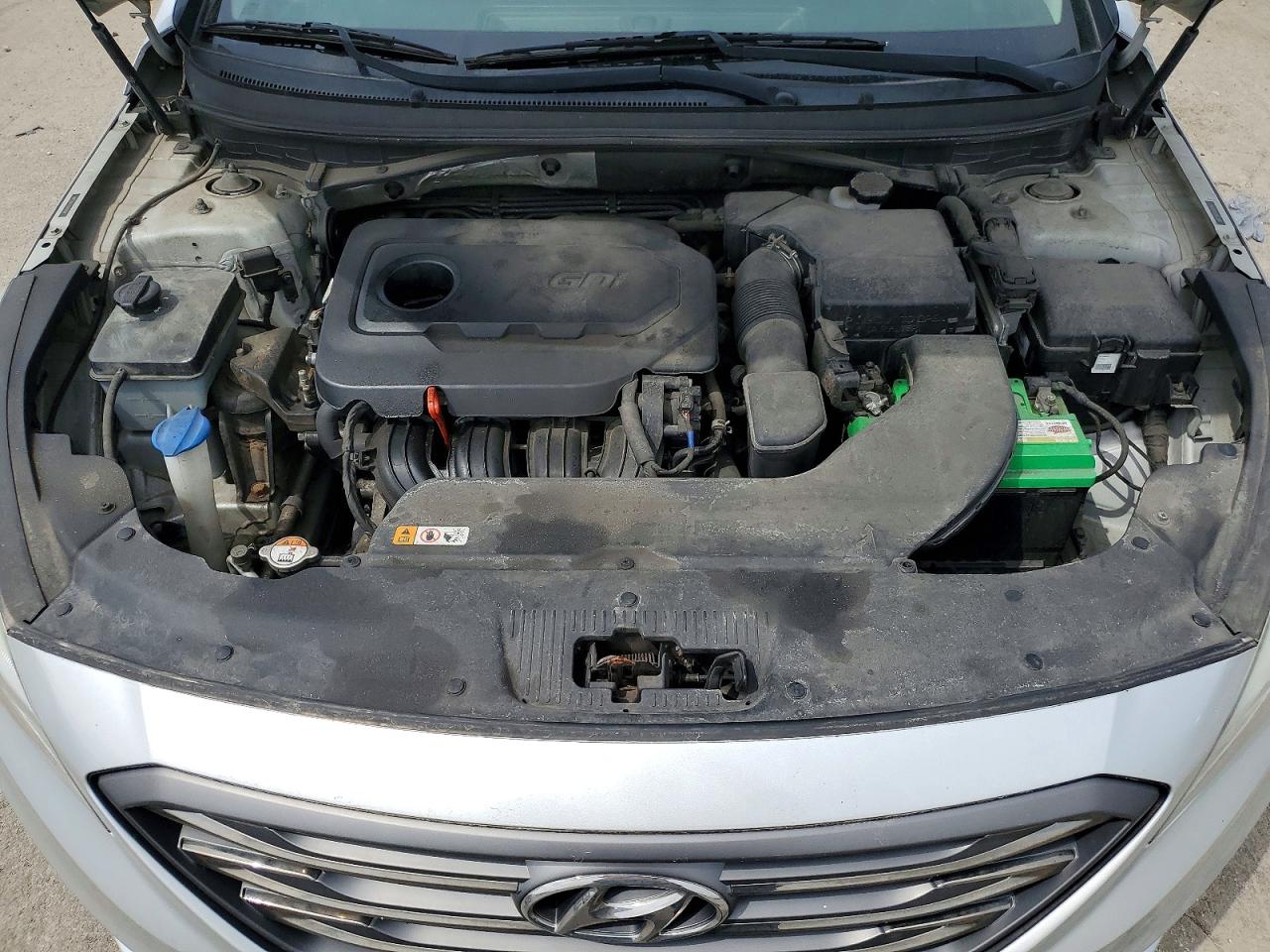 2016 Hyundai Sonata Sport Silver vin: 5NPE34AF1GH401898