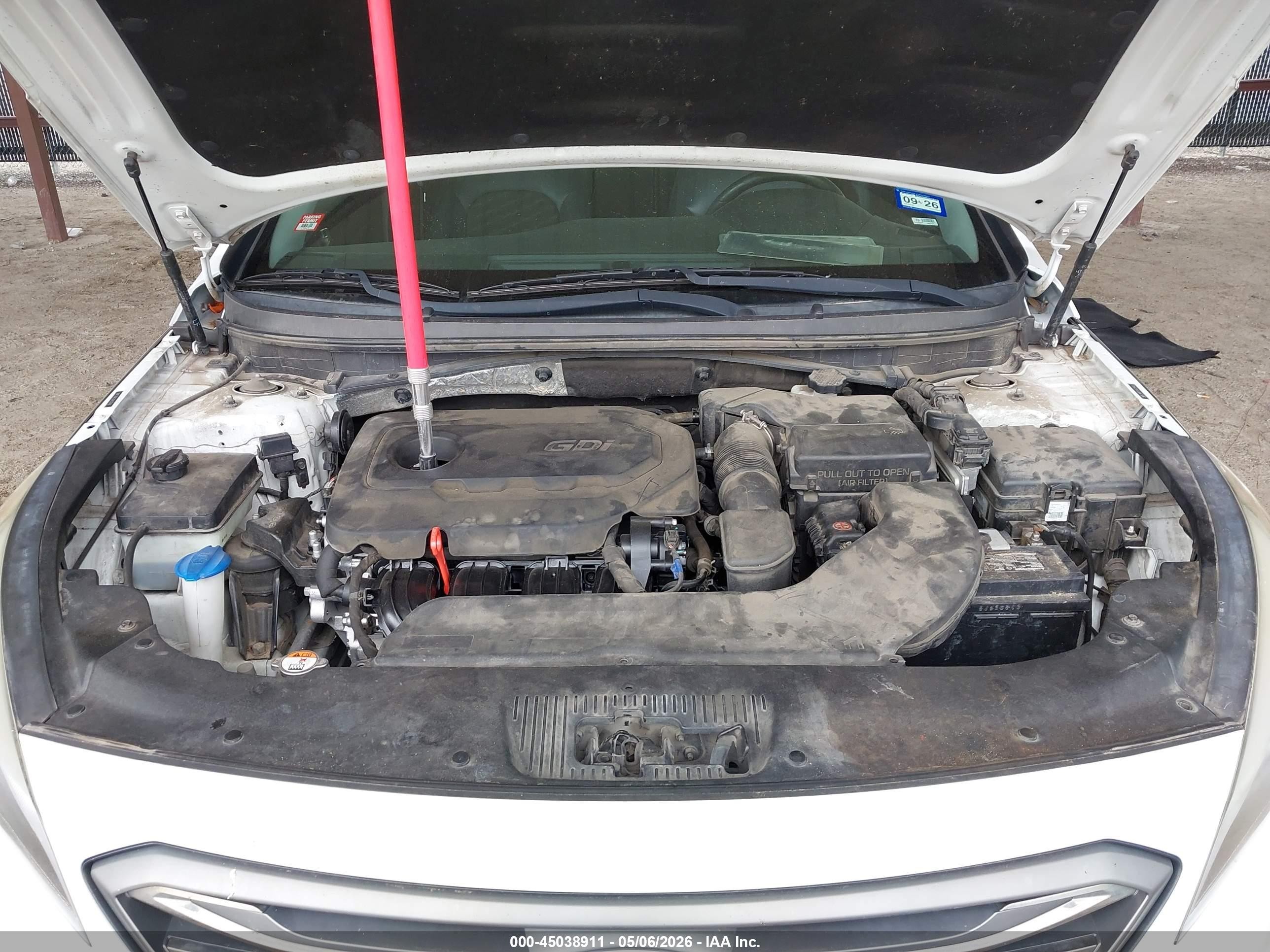 2016 Hyundai Sonata Sport White vin: 5NPE34AF1GH432648