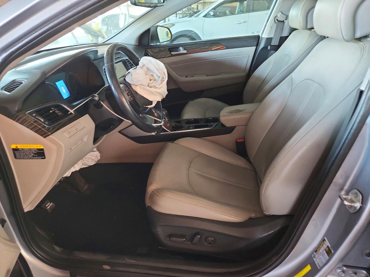 2017 Hyundai Sonata Limited Silver vin: 5NPE34AF1HH445904