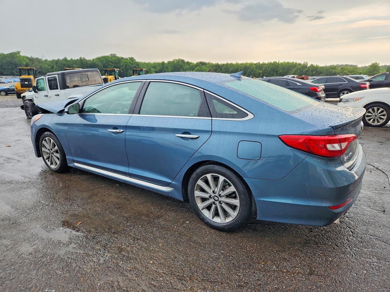 2017 Hyundai Sonata Limited Blue vin: 5NPE34AF1HH503719