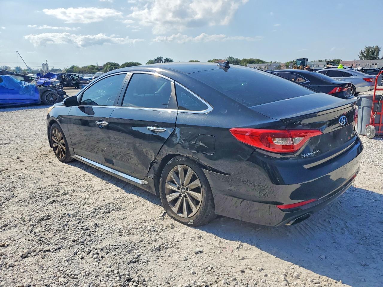 2017 Hyundai Sonata Sport Black vin: 5NPE34AF1HH558154