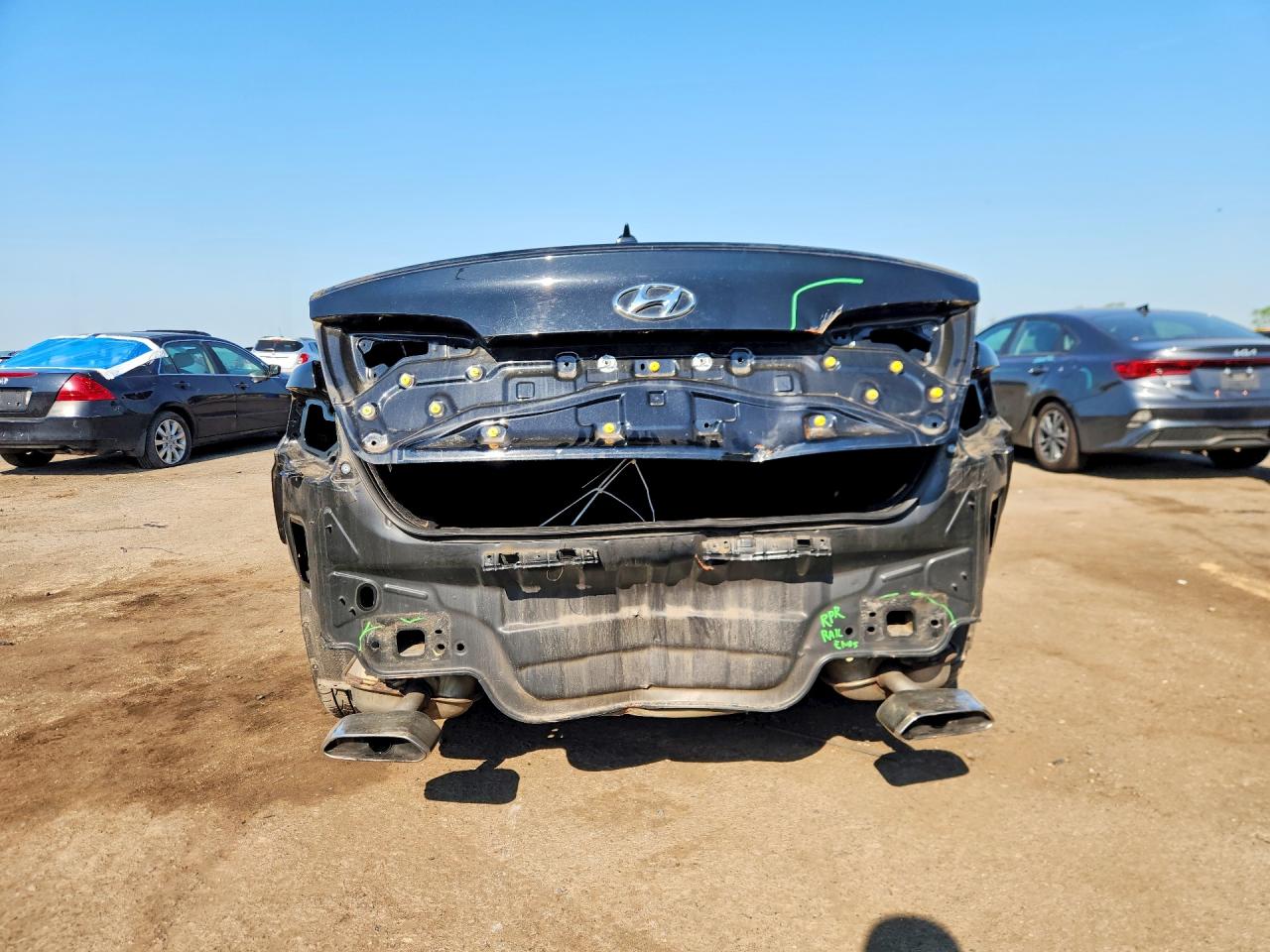 2017 Hyundai Sonata Sport Черный vin: 5NPE34AF1HH579361