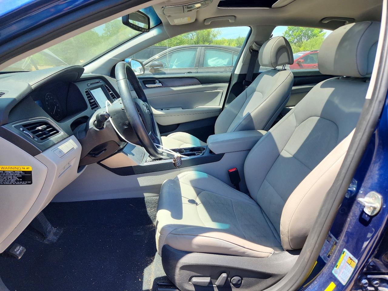 2017 Hyundai Sonata Sport Синий vin: 5NPE34AF1HH584723