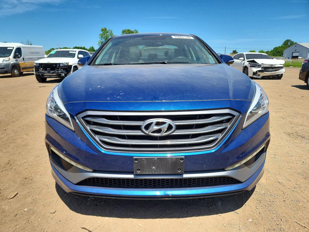 2017 Hyundai Sonata Sport Синий vin: 5NPE34AF1HH584723