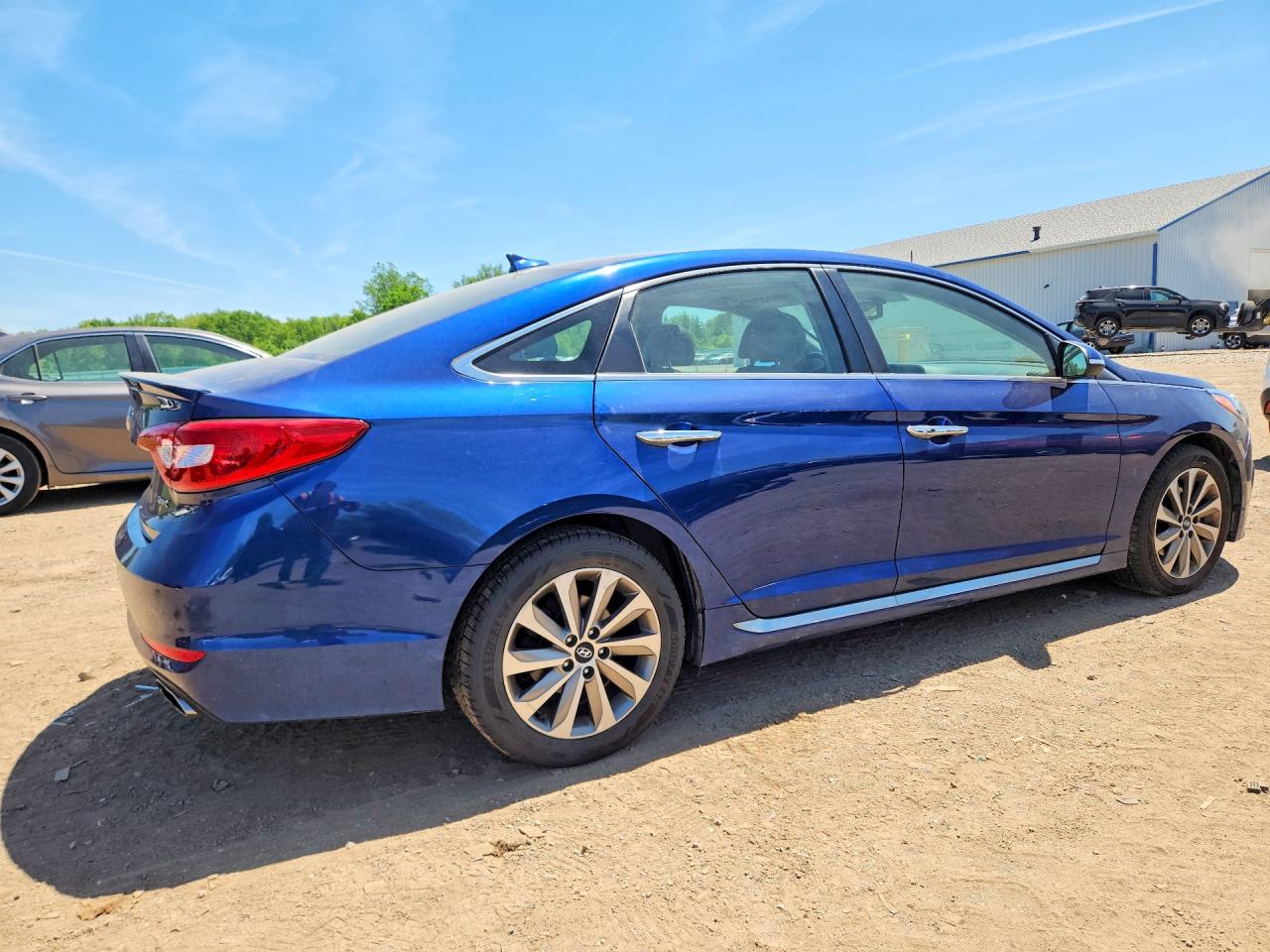 2017 Hyundai Sonata Sport Синий vin: 5NPE34AF1HH584723