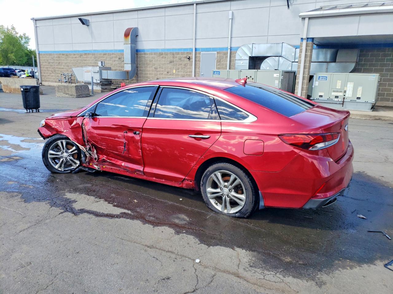 2018 Hyundai Sonata Sport Красный vin: 5NPE34AF1JH606497
