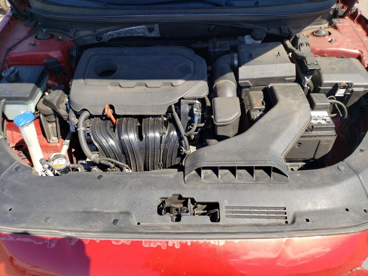 2018 Hyundai Sonata Sport Красный vin: 5NPE34AF1JH606497