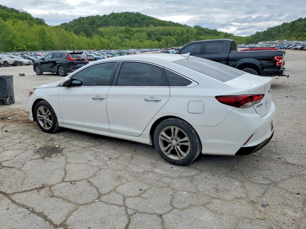 2018 Hyundai Sonata Sel White vin: 5NPE34AF1JH649995