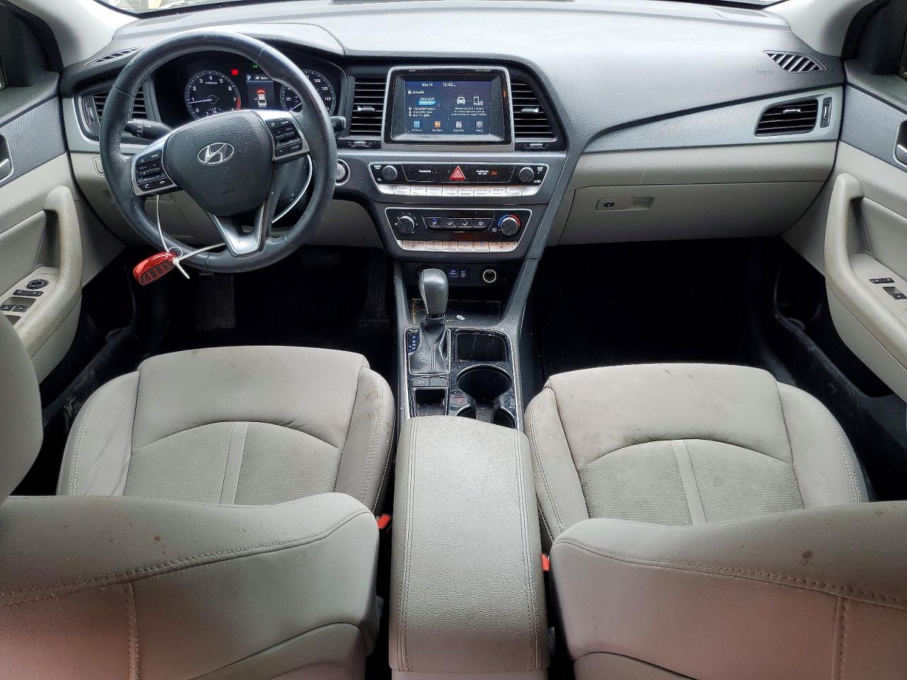 2018 Hyundai Sonata Sel White vin: 5NPE34AF1JH649995