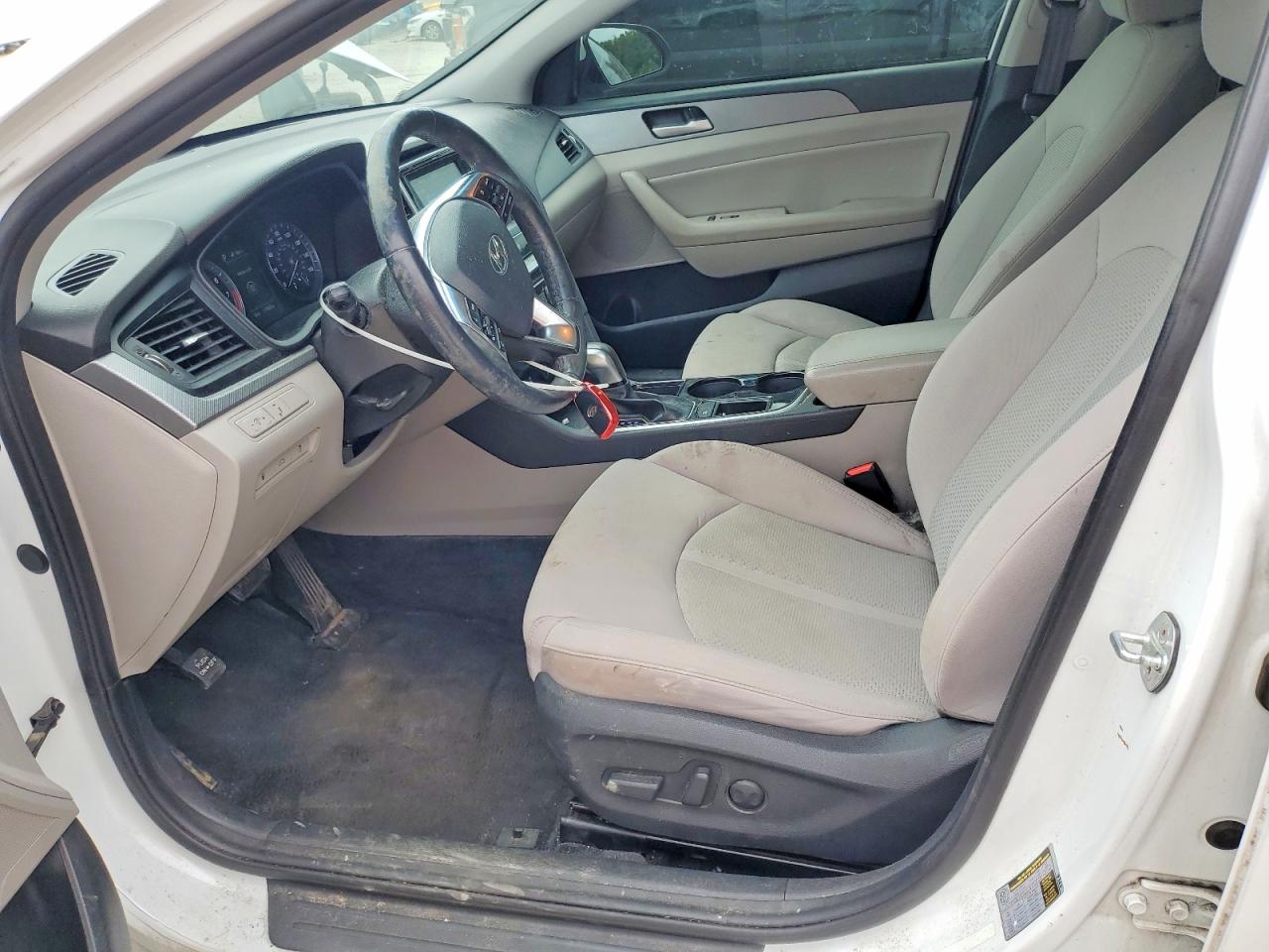 2018 Hyundai Sonata Sel White vin: 5NPE34AF1JH649995
