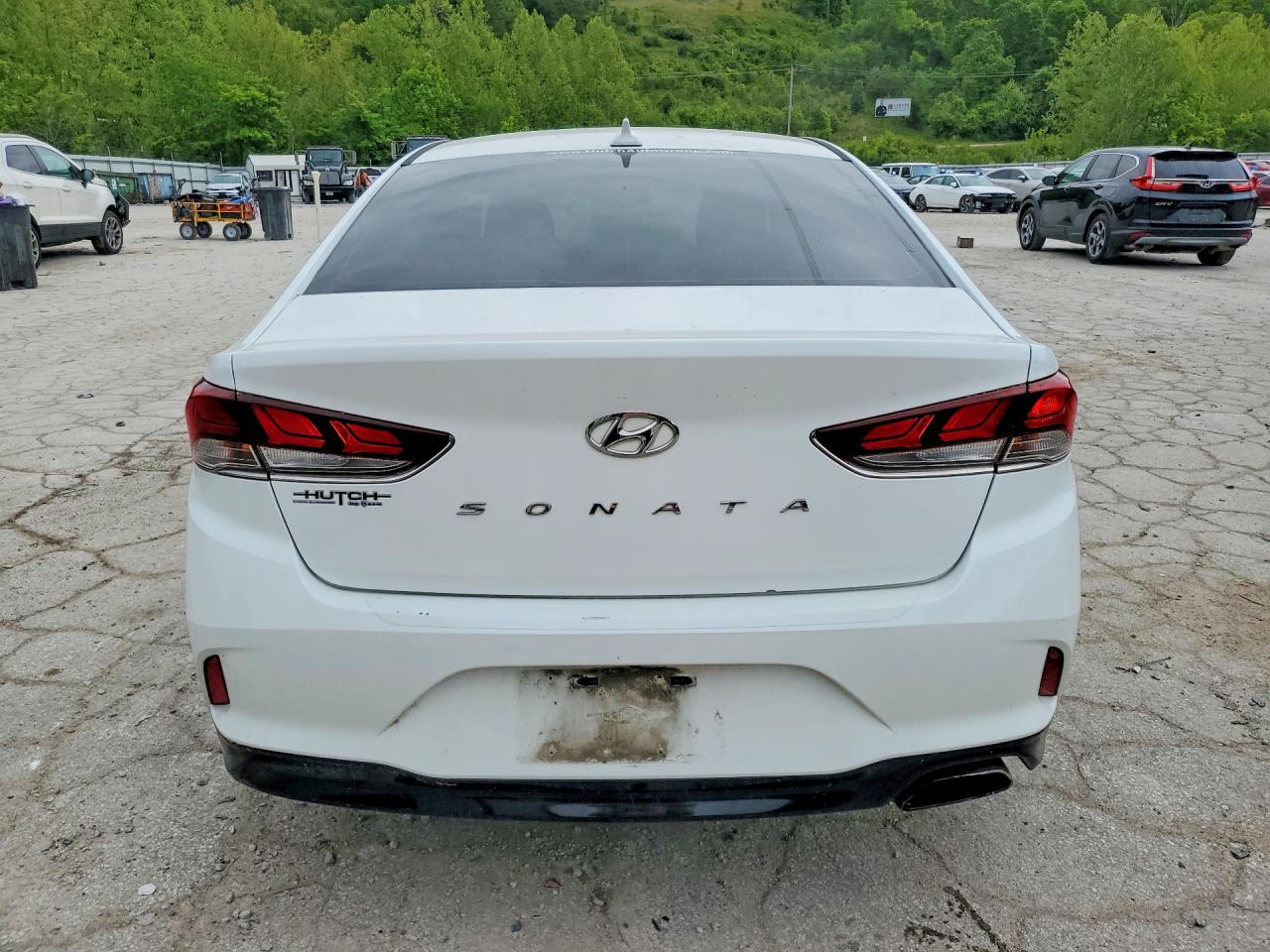 2018 Hyundai Sonata Sel White vin: 5NPE34AF1JH649995