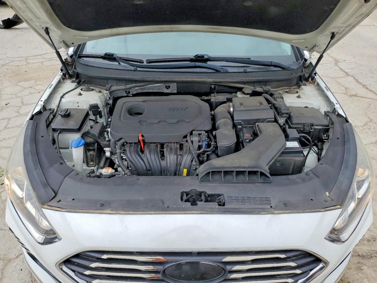 2018 Hyundai Sonata Sel White vin: 5NPE34AF1JH649995