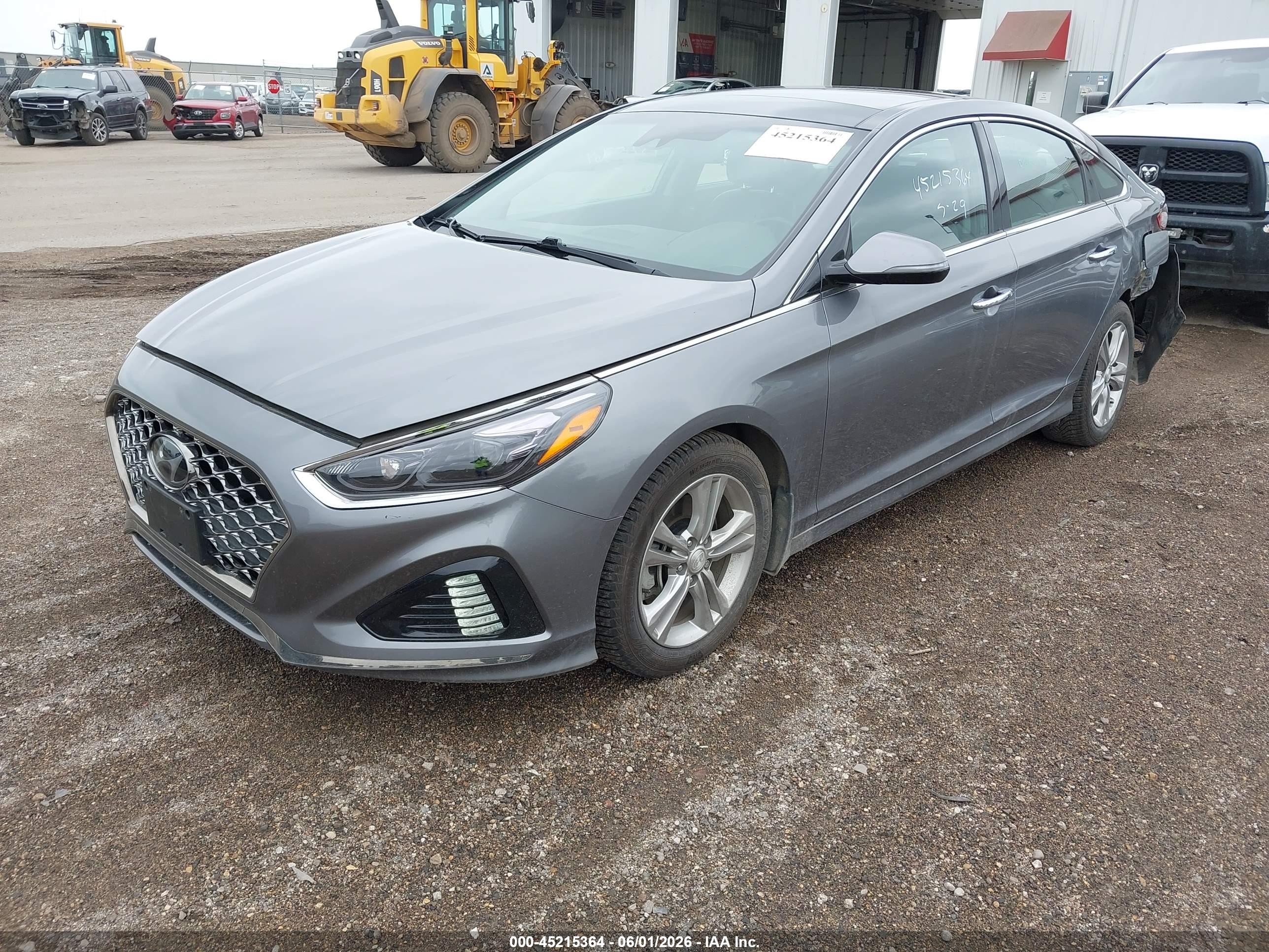 2018 Hyundai Sonata Limited Gray vin: 5NPE34AF1JH717812