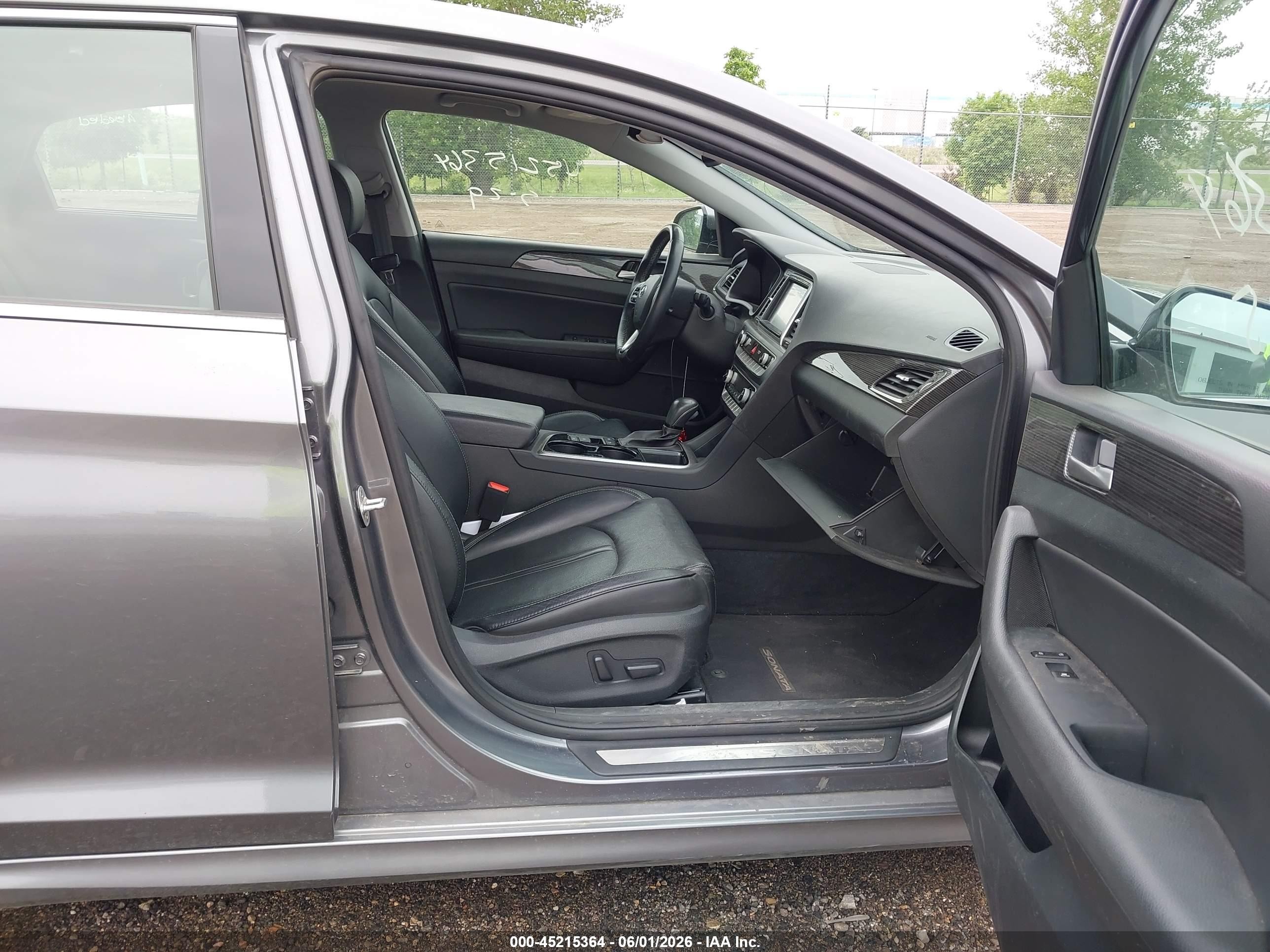 2018 Hyundai Sonata Limited Gray vin: 5NPE34AF1JH717812