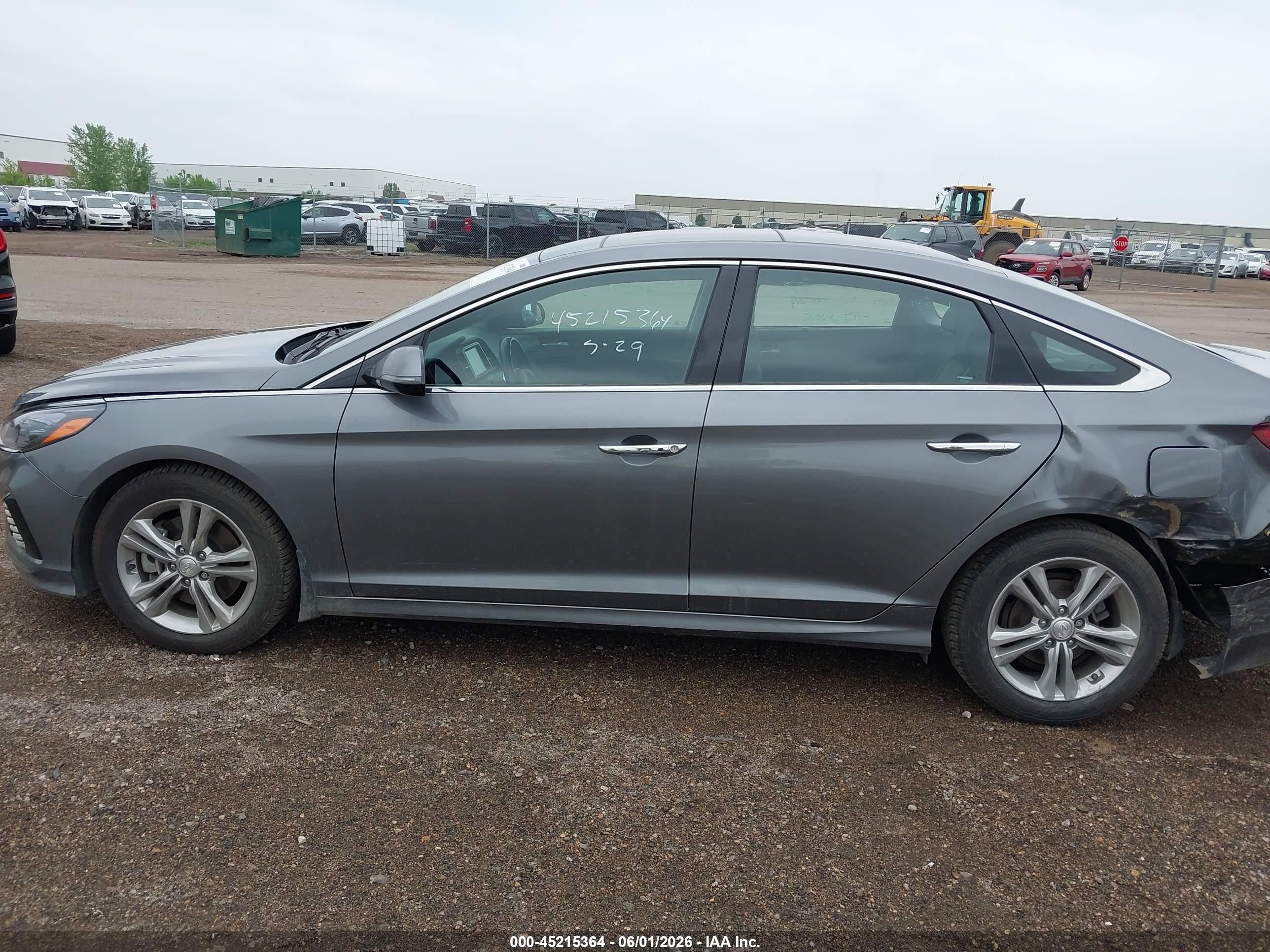 2018 Hyundai Sonata Limited Gray vin: 5NPE34AF1JH717812