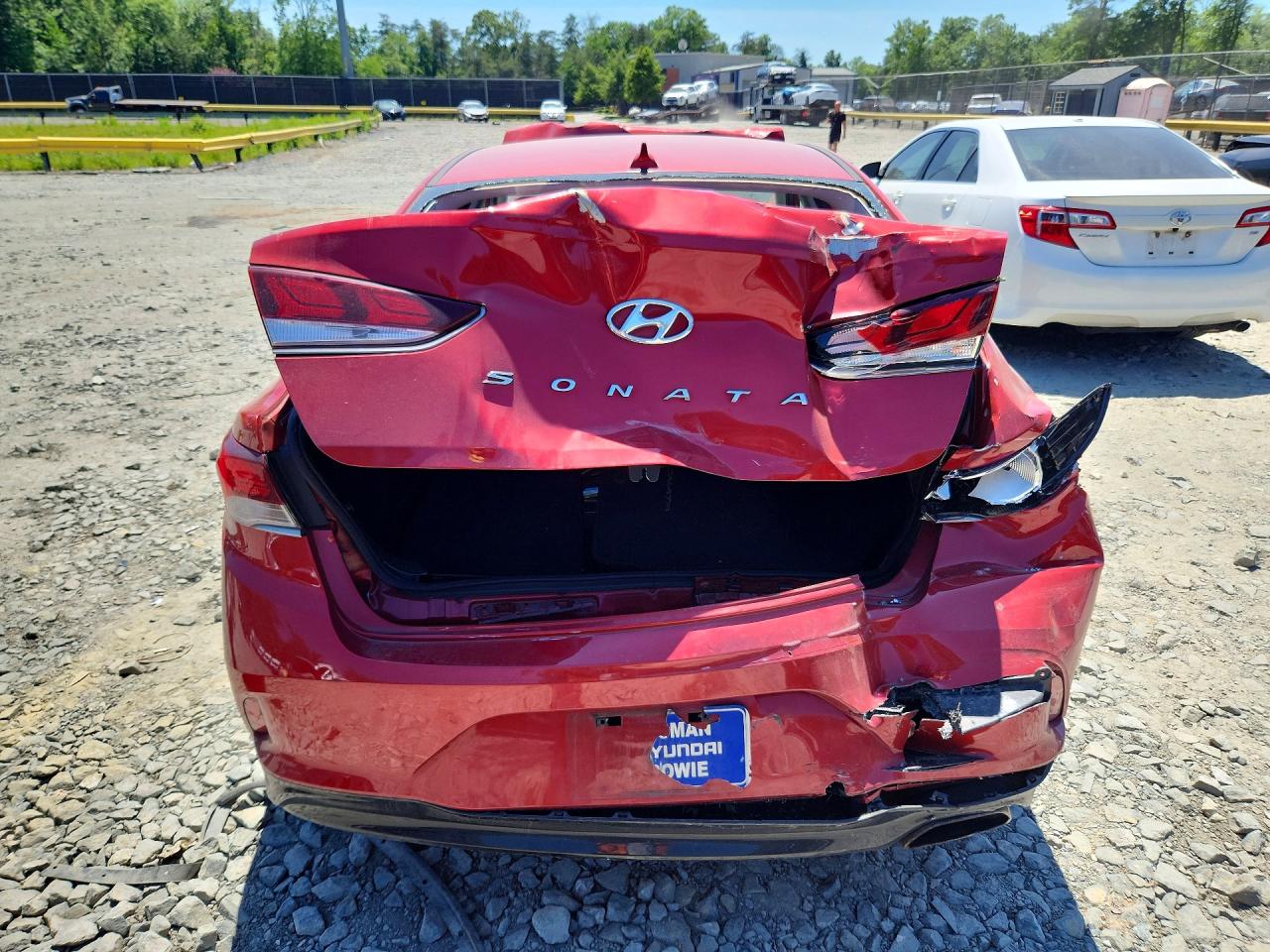 2019 Hyundai Sonata Sel Red vin: 5NPE34AF1KH750147