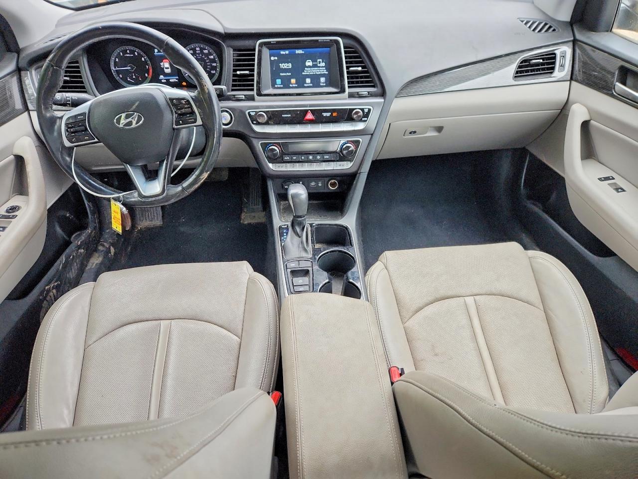2019 Hyundai Sonata Limited Серебряный vin: 5NPE34AF1KH777526