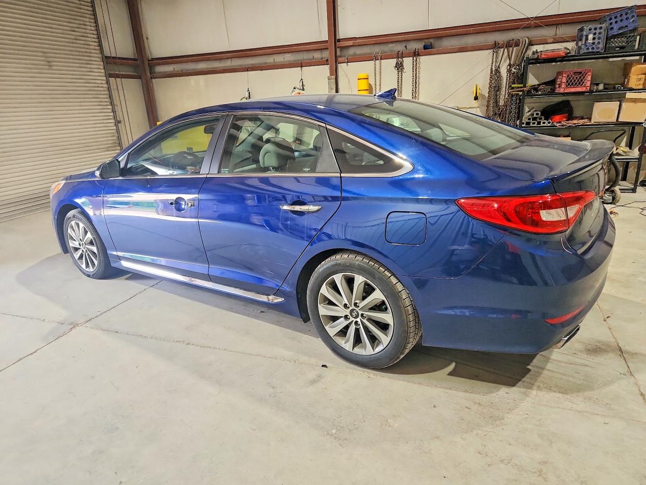 2015 Hyundai Sonata Sport Blue vin: 5NPE34AF2FH028353