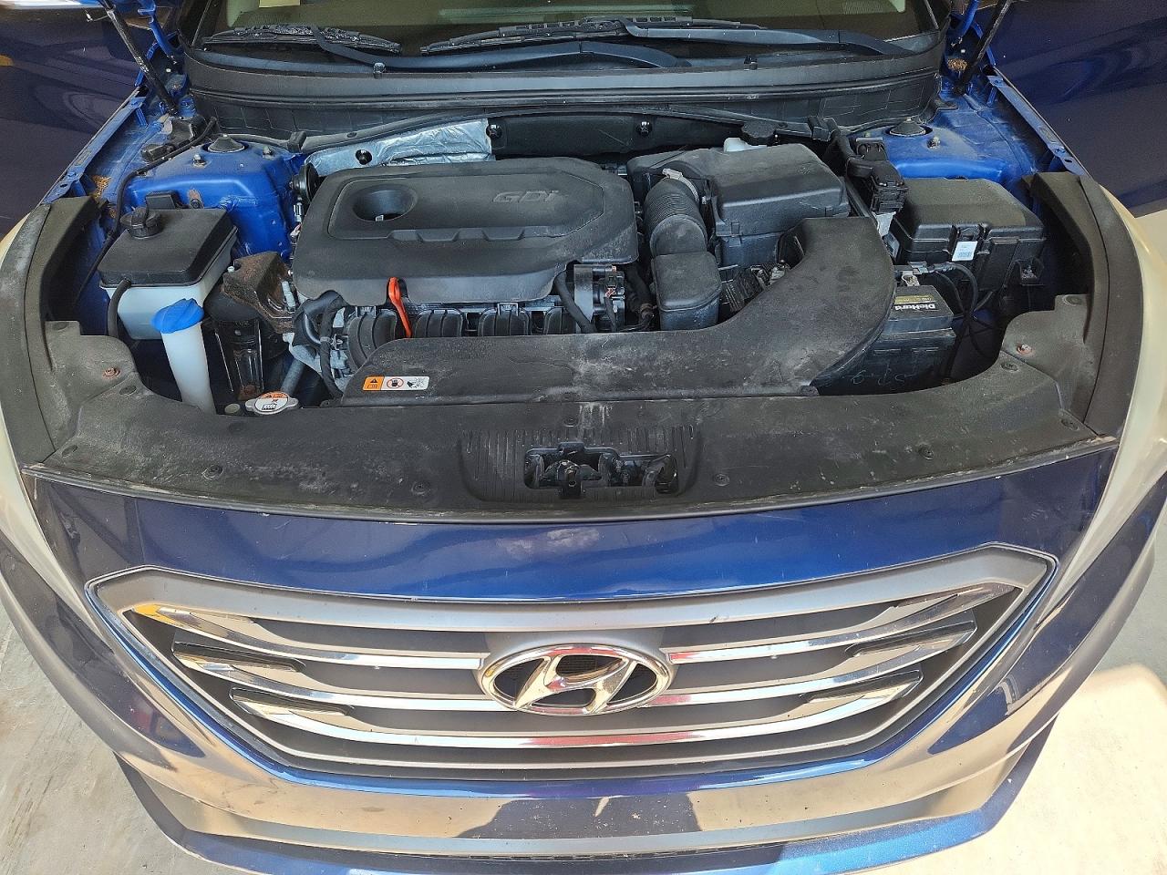 2015 Hyundai Sonata Sport Blue vin: 5NPE34AF2FH028353