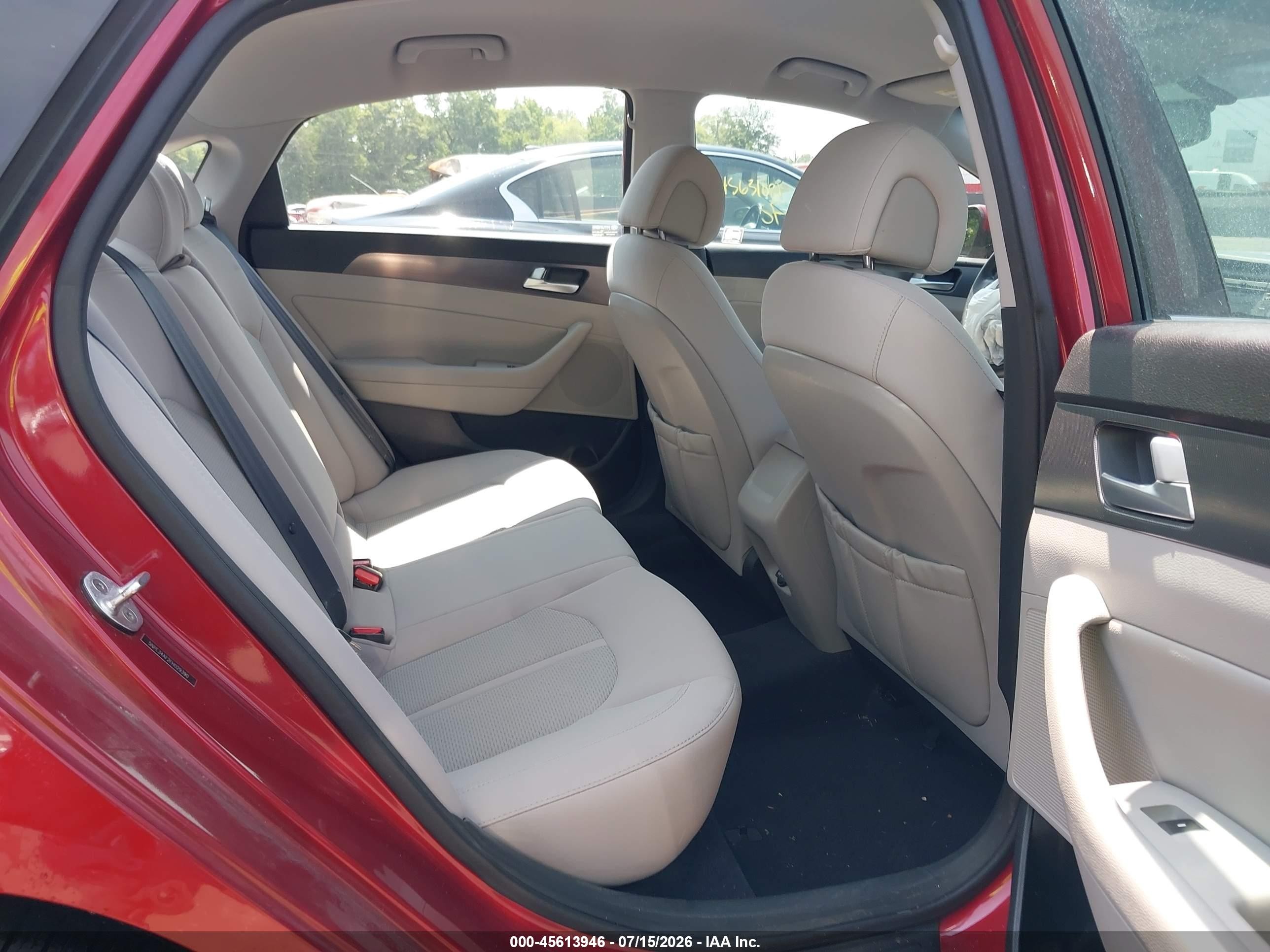 2015 Hyundai Sonata Sport Red vin: 5NPE34AF2FH029390