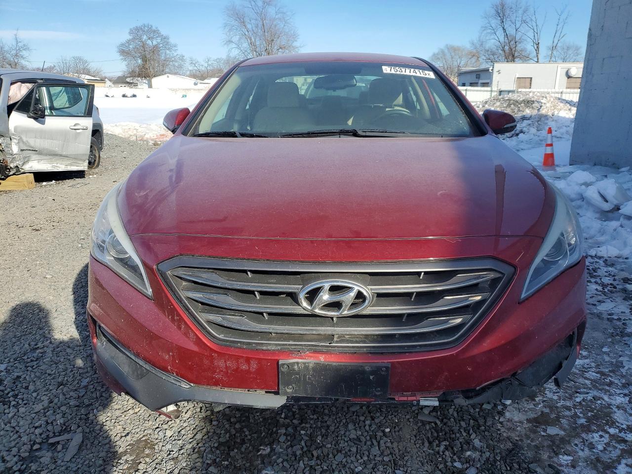2015 Hyundai Sonata Red vin: 5NPE34AF2FH029406