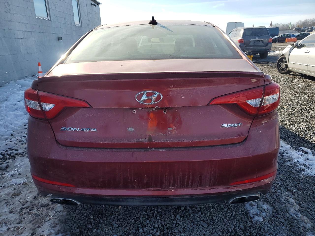 2015 Hyundai Sonata Red vin: 5NPE34AF2FH029406