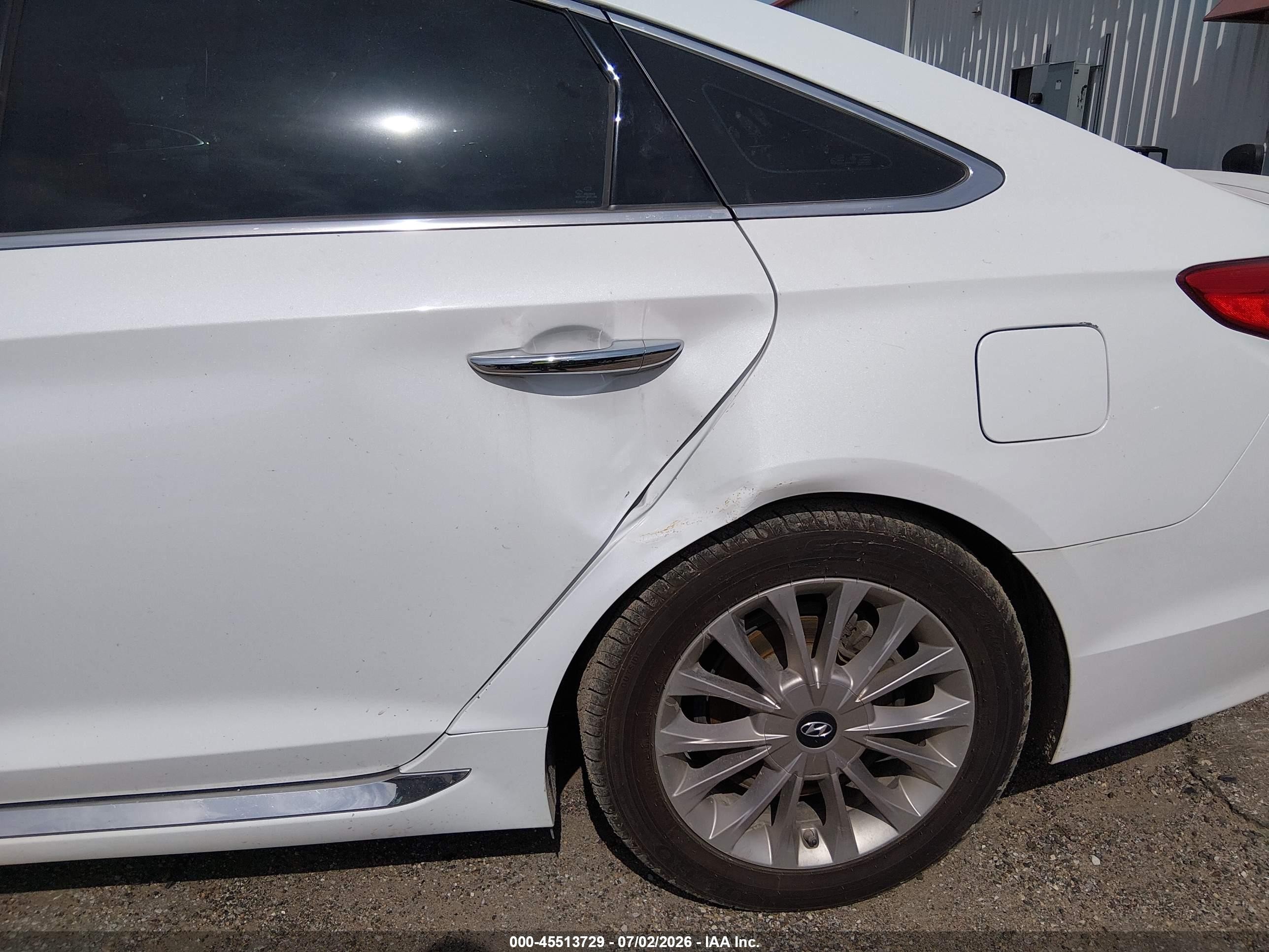 2015 Hyundai Sonata Limited Белый vin: 5NPE34AF2FH036761