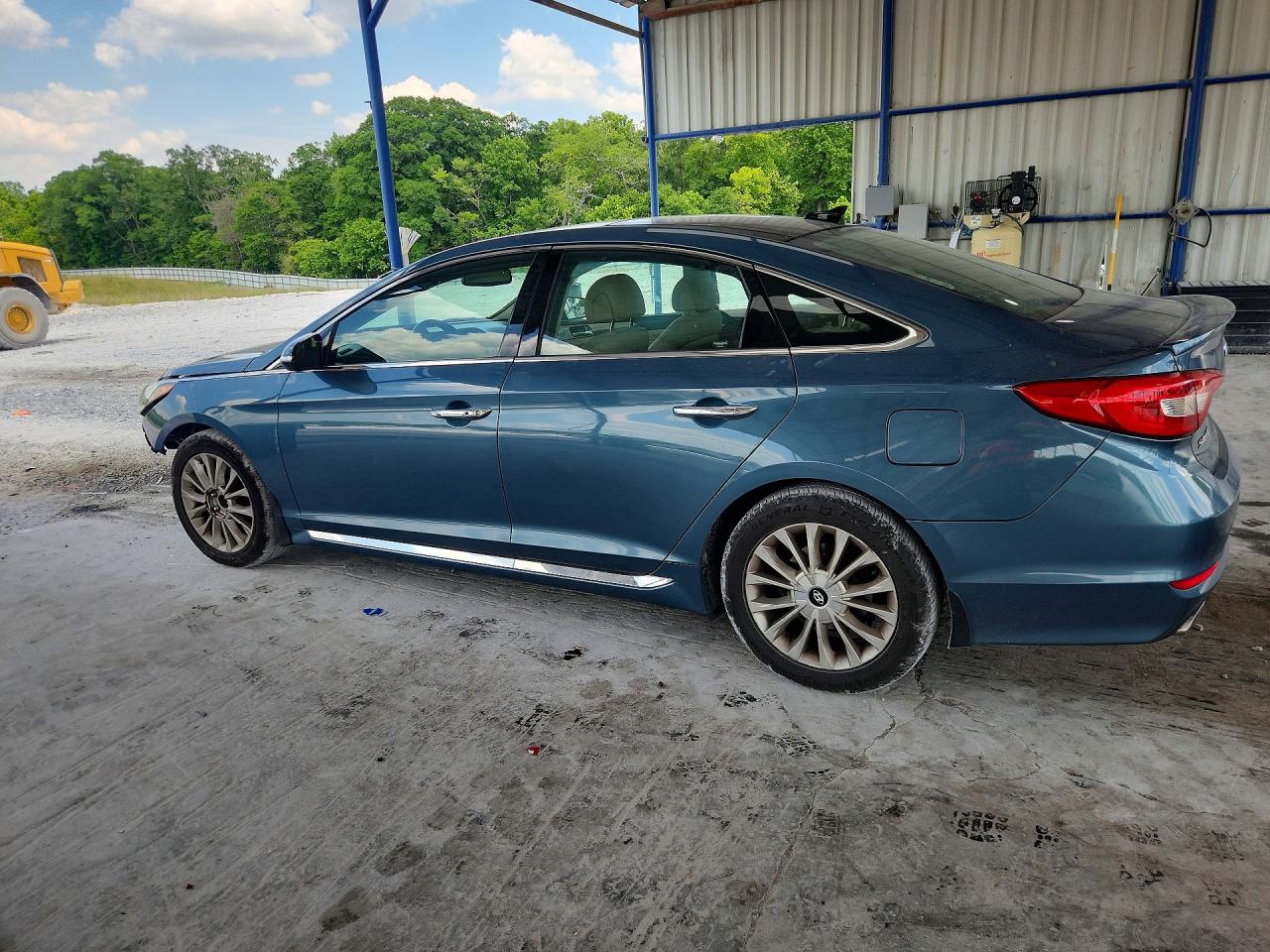 2015 Hyundai Sonata Limited Teal vin: 5NPE34AF2FH044147