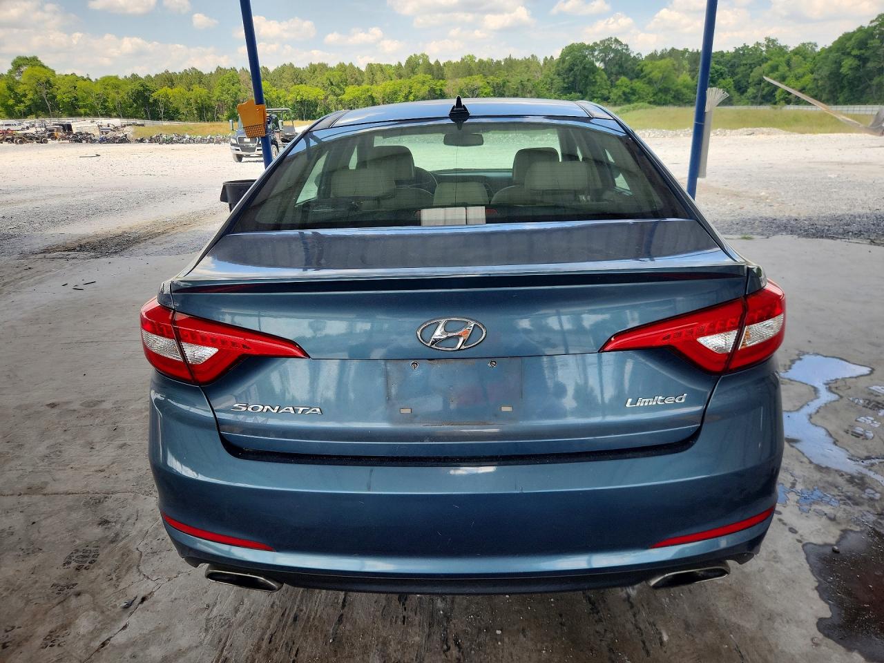 2015 Hyundai Sonata Limited Teal vin: 5NPE34AF2FH044147