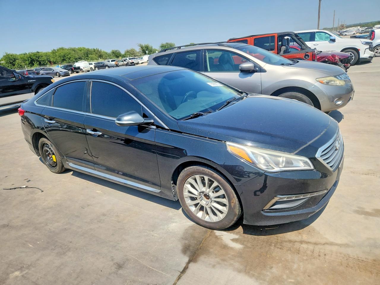 2015 Hyundai Sonata Limited Black vin: 5NPE34AF2FH045511