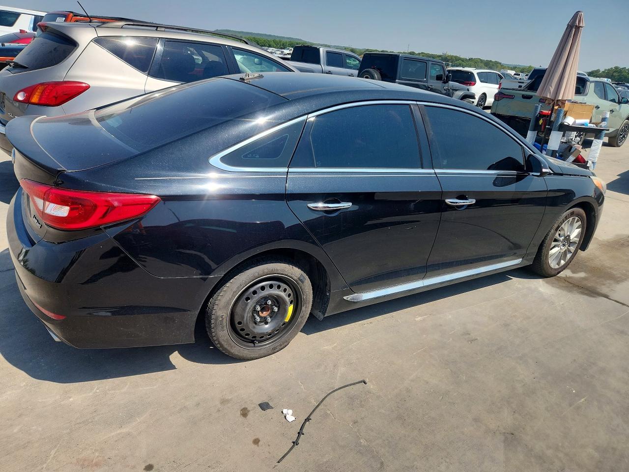 2015 Hyundai Sonata Limited Black vin: 5NPE34AF2FH045511