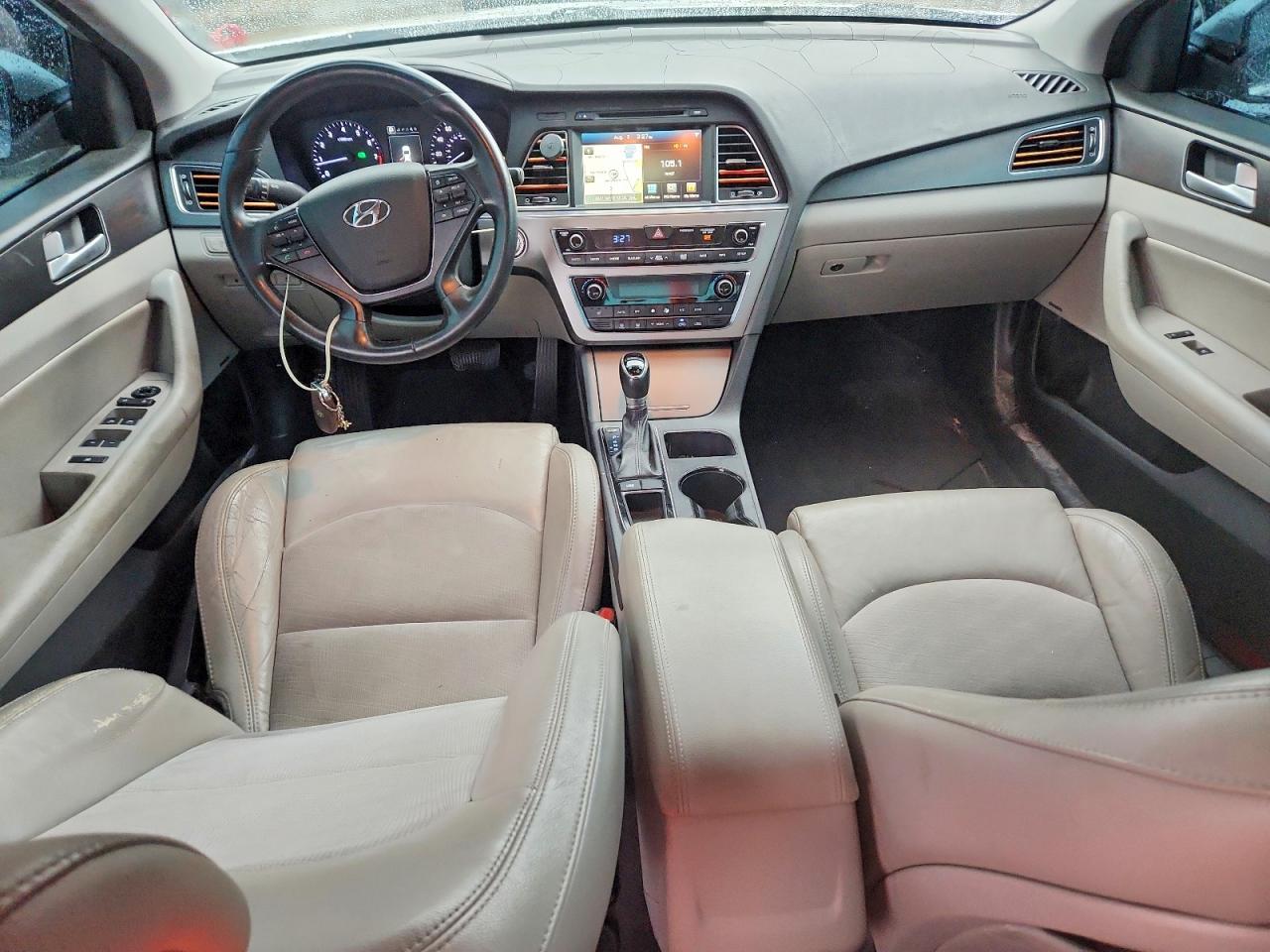 2015 Hyundai Sonata Sport Silver vin: 5NPE34AF2FH046464