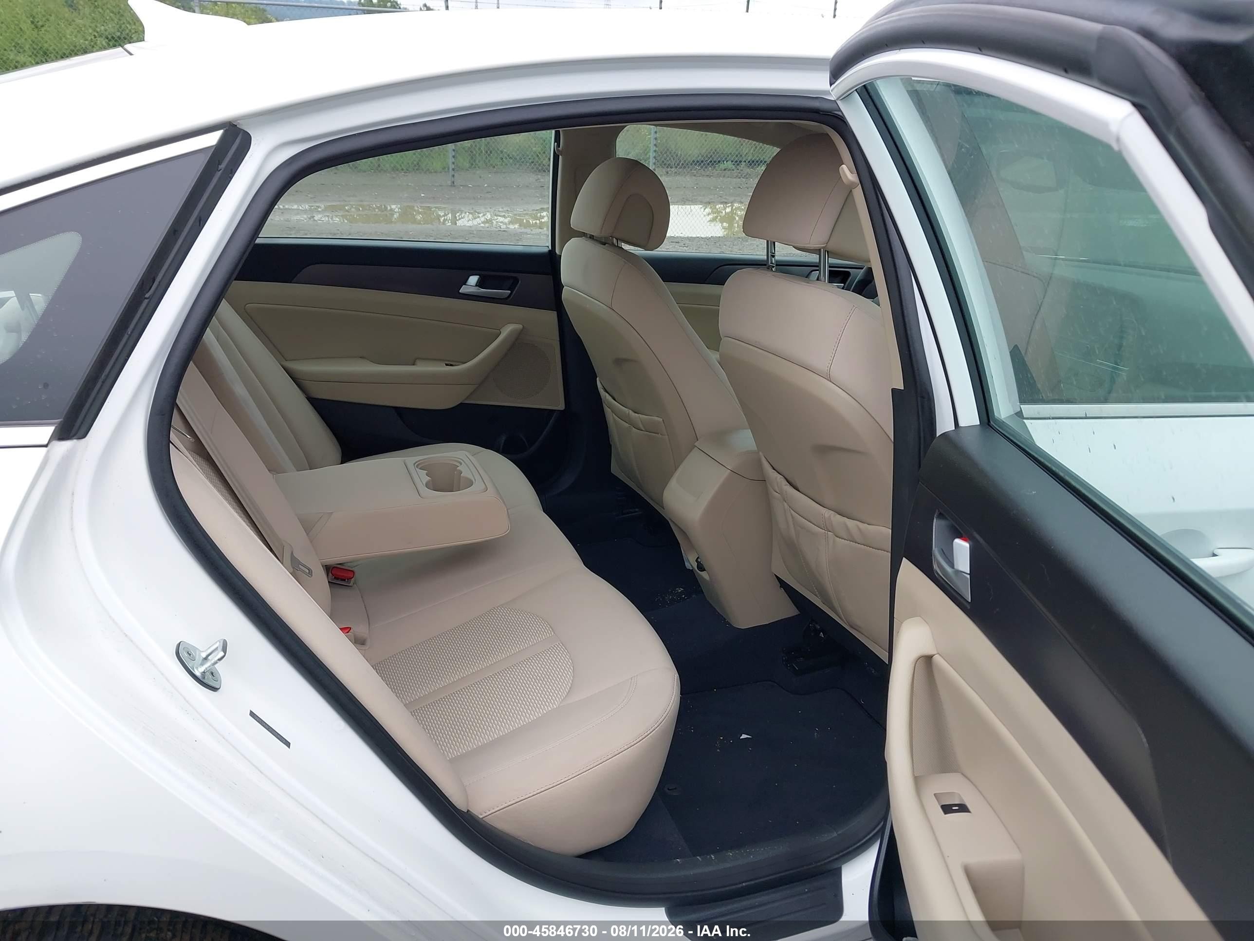 2015 Hyundai Sonata Sport White vin: 5NPE34AF2FH054029