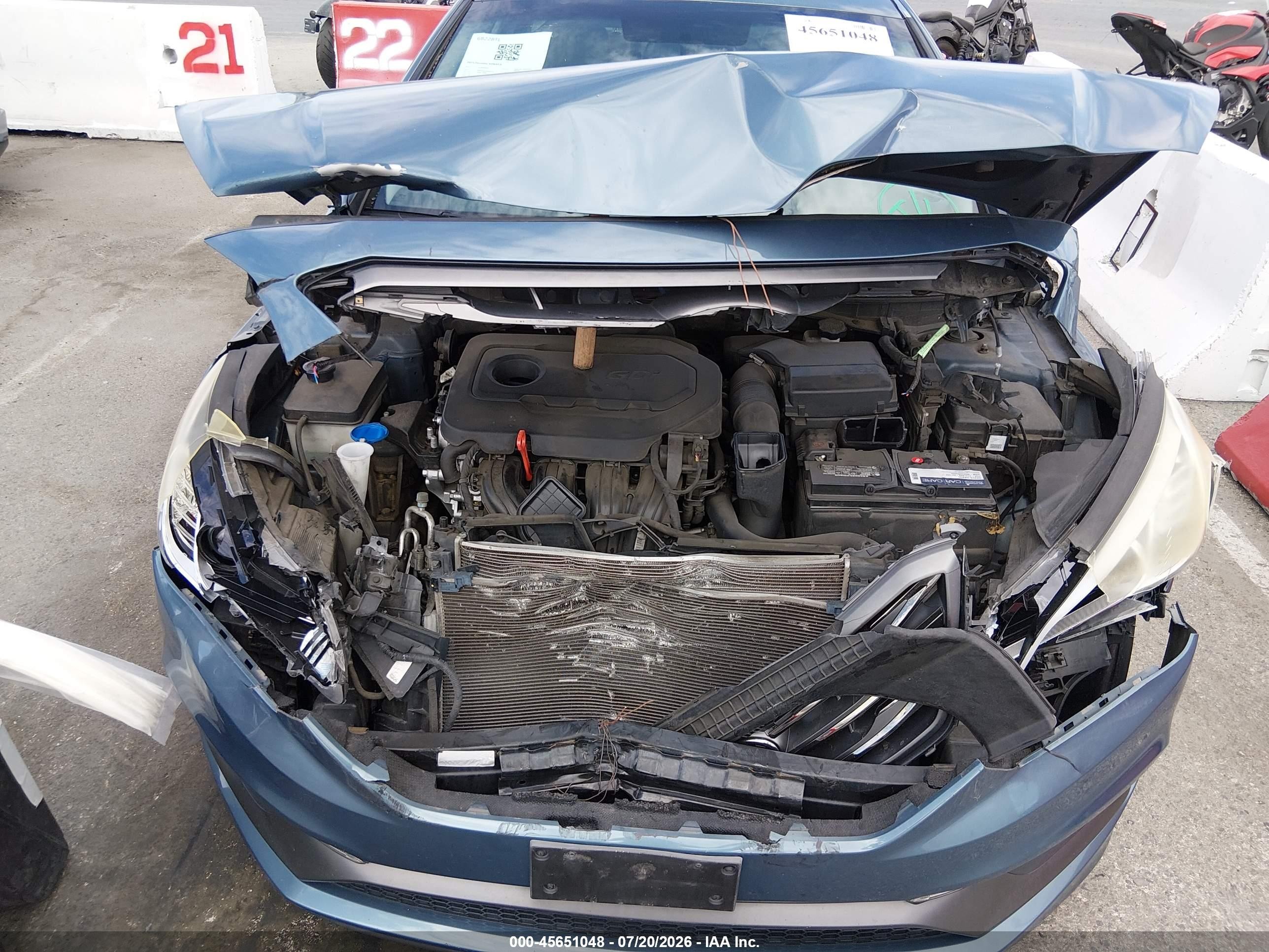 2015 Hyundai Sonata Sport Teal vin: 5NPE34AF2FH058159