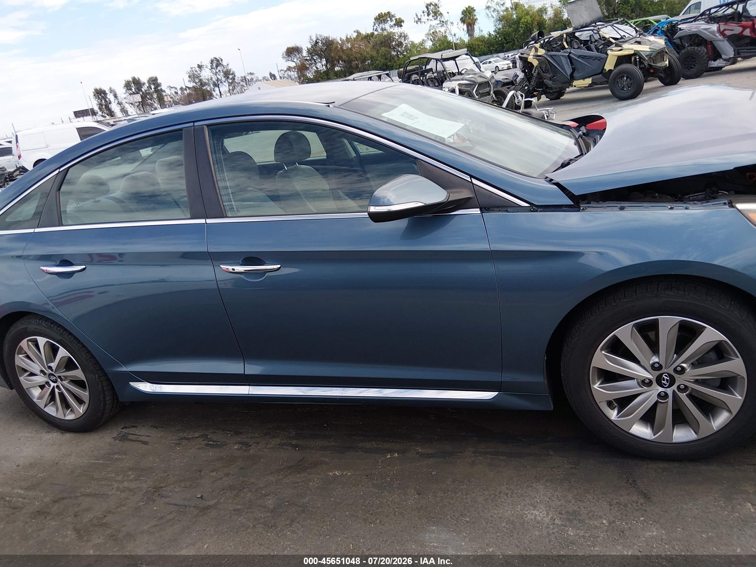2015 Hyundai Sonata Sport Teal vin: 5NPE34AF2FH058159