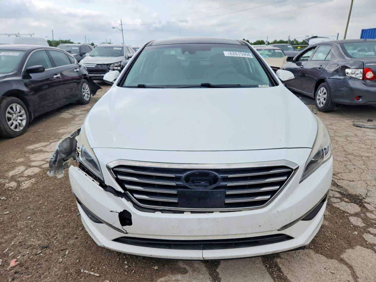 2015 Hyundai Sonata Limited White vin: 5NPE34AF2FH061546