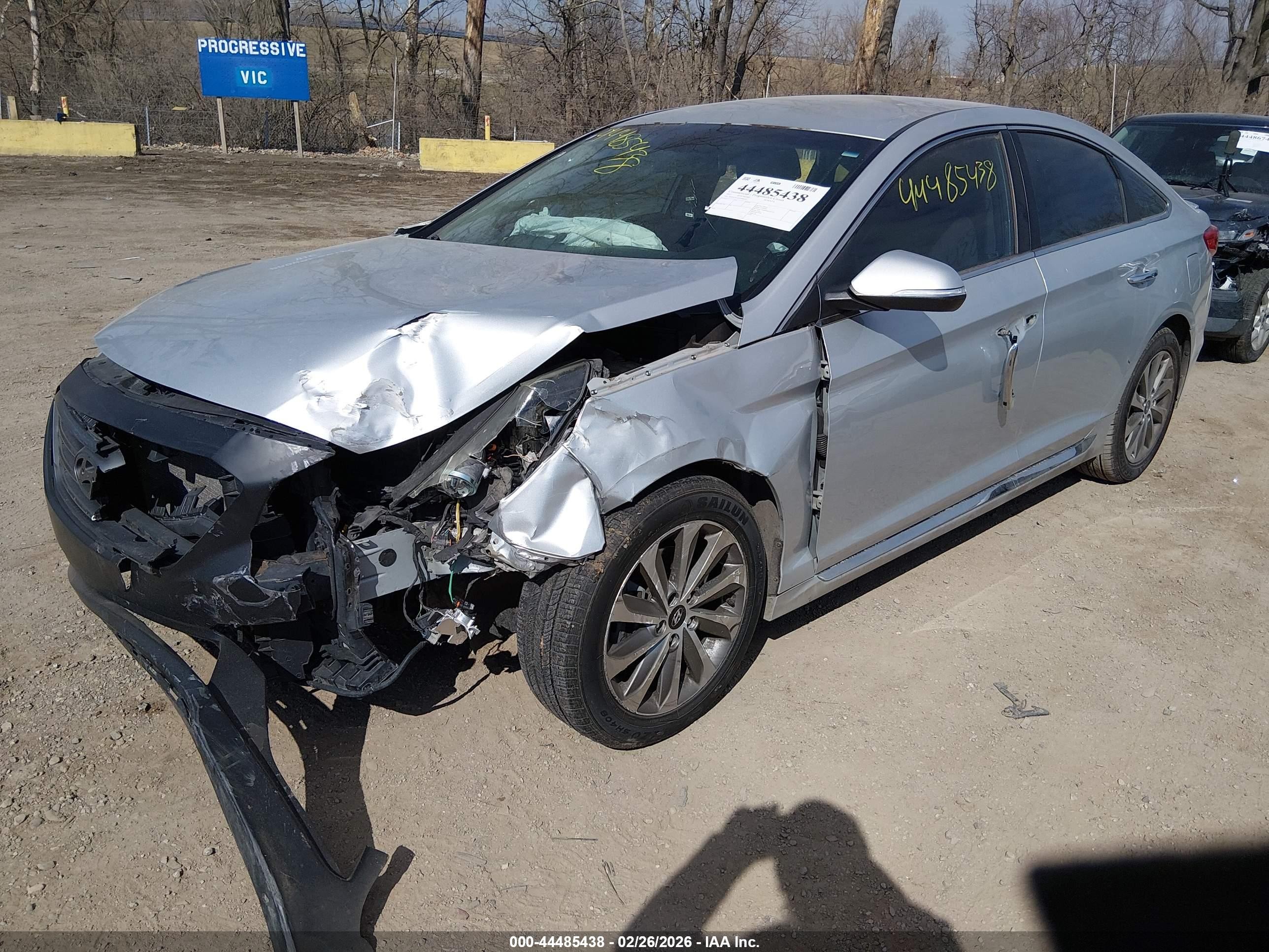2015 Hyundai Sonata Sport Silver vin: 5NPE34AF2FH066472