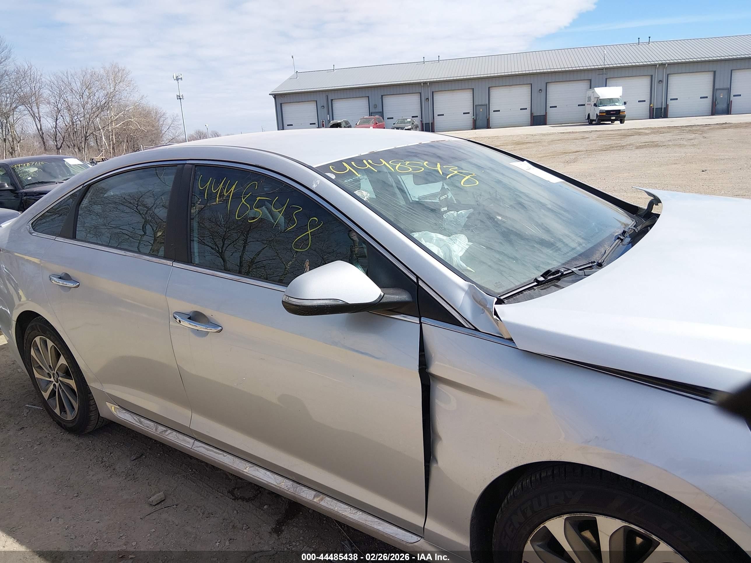 2015 Hyundai Sonata Sport Silver vin: 5NPE34AF2FH066472